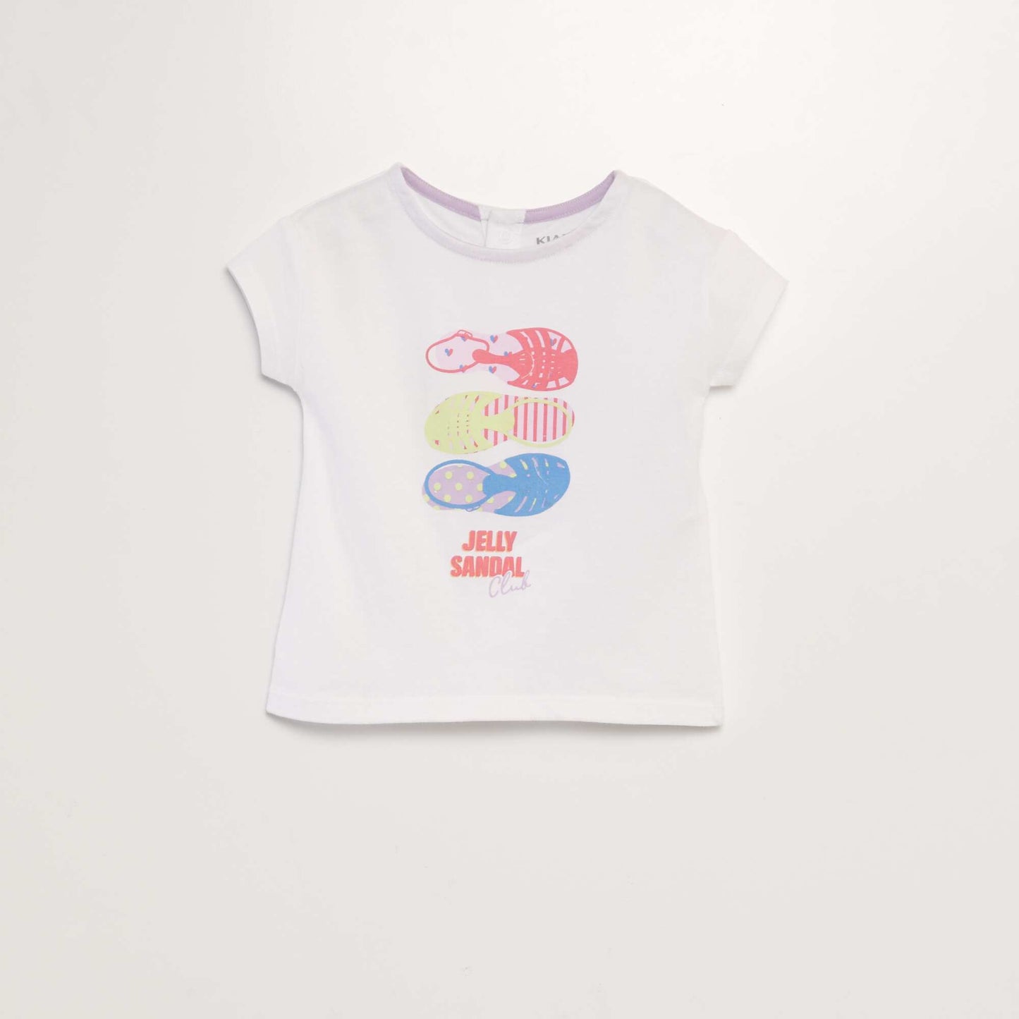 Tee-shirt imprimé message BLANC