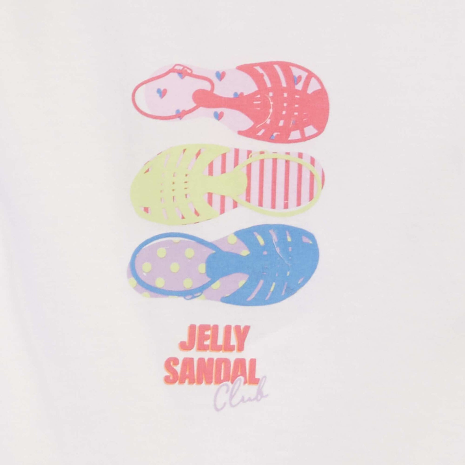 Tee-shirt imprimé message BLANC