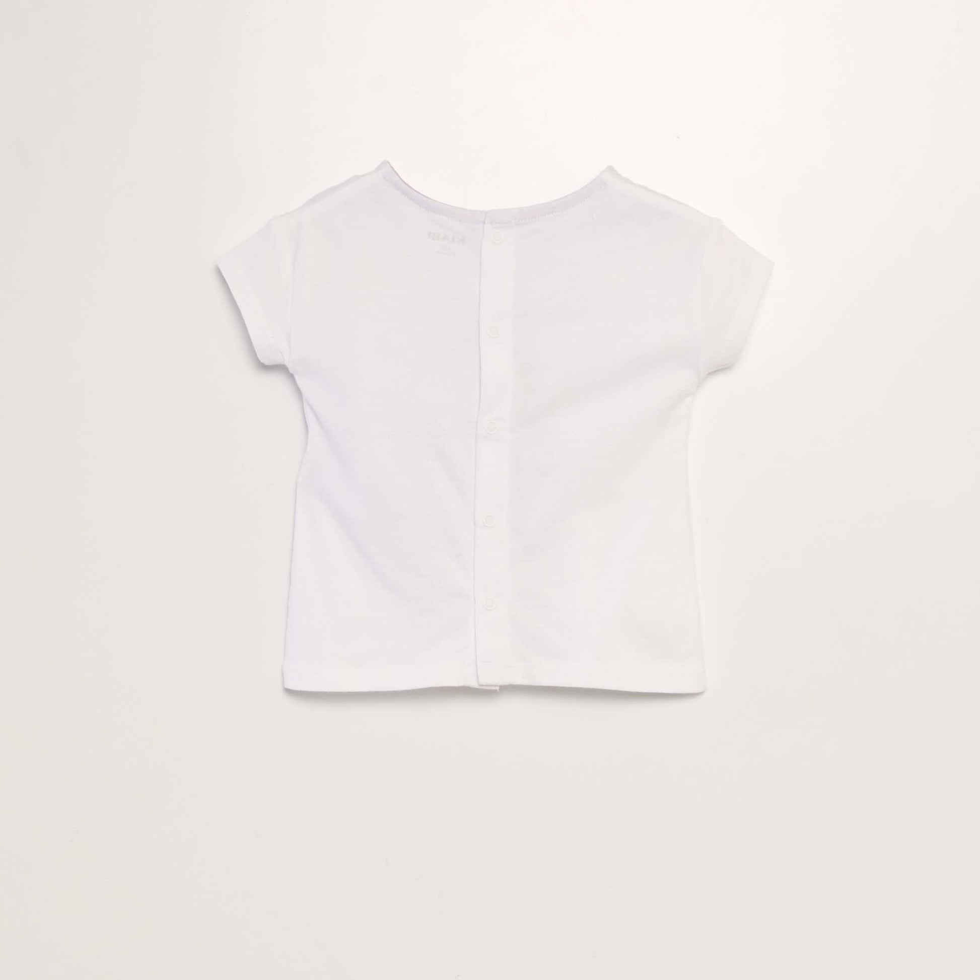 Tee-shirt imprimé message BLANC