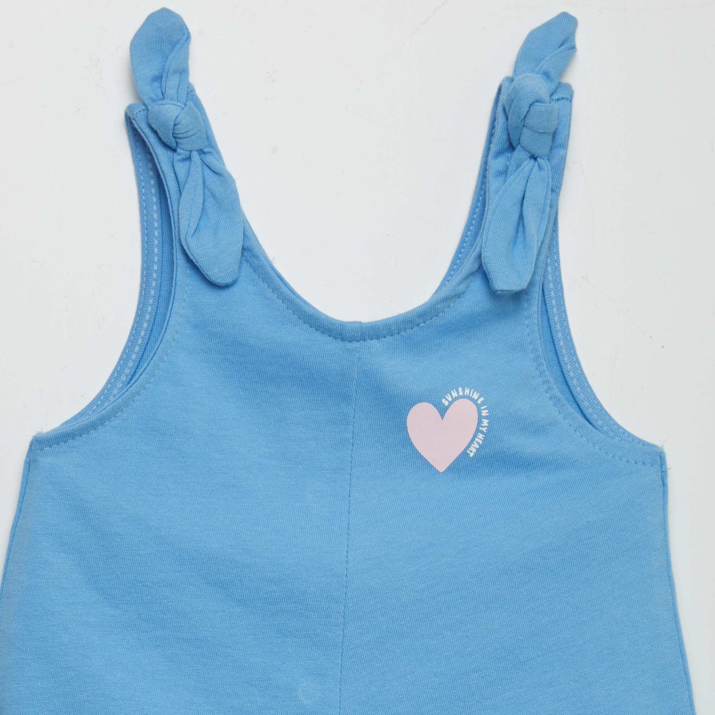 Combishorts / barboteuse finitions volantées BLEU
