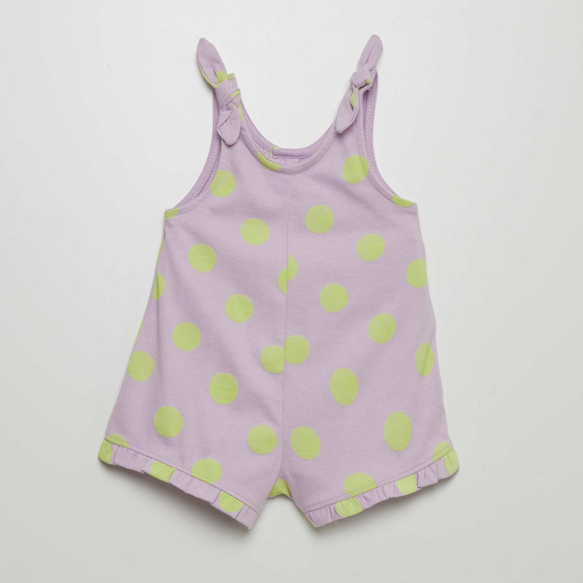 Combishorts / barboteuse finitions volantées VIOLET