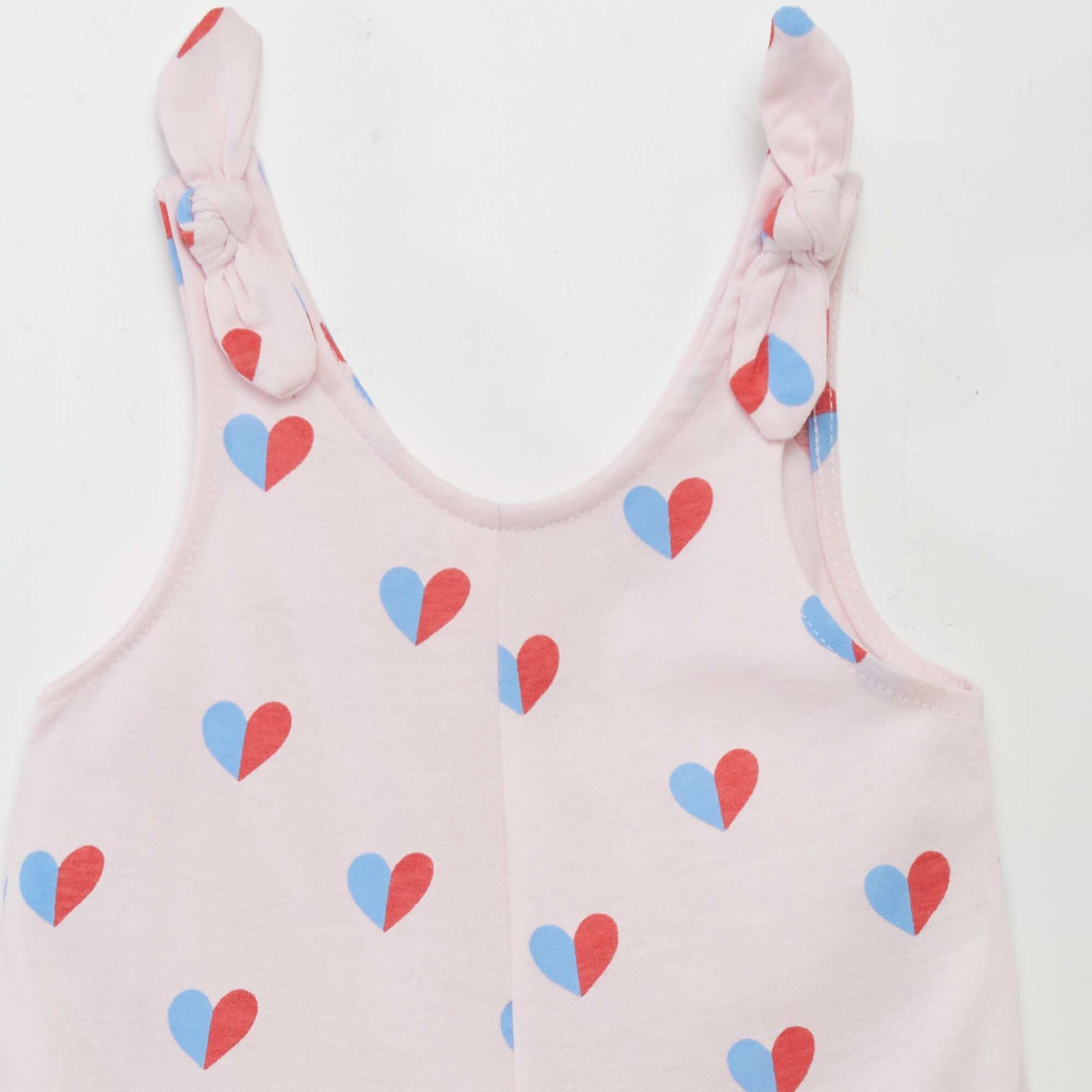 Combishorts / barboteuse finitions volantées ROSE