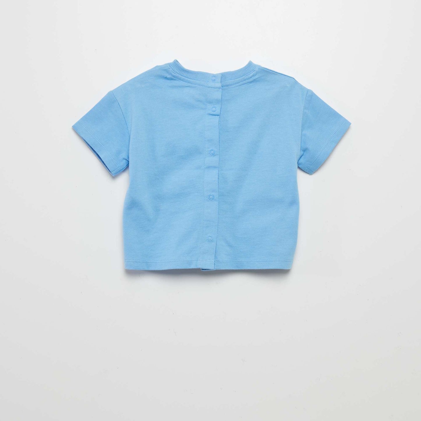 T-shirt à manches courtes imprimé BLEU
