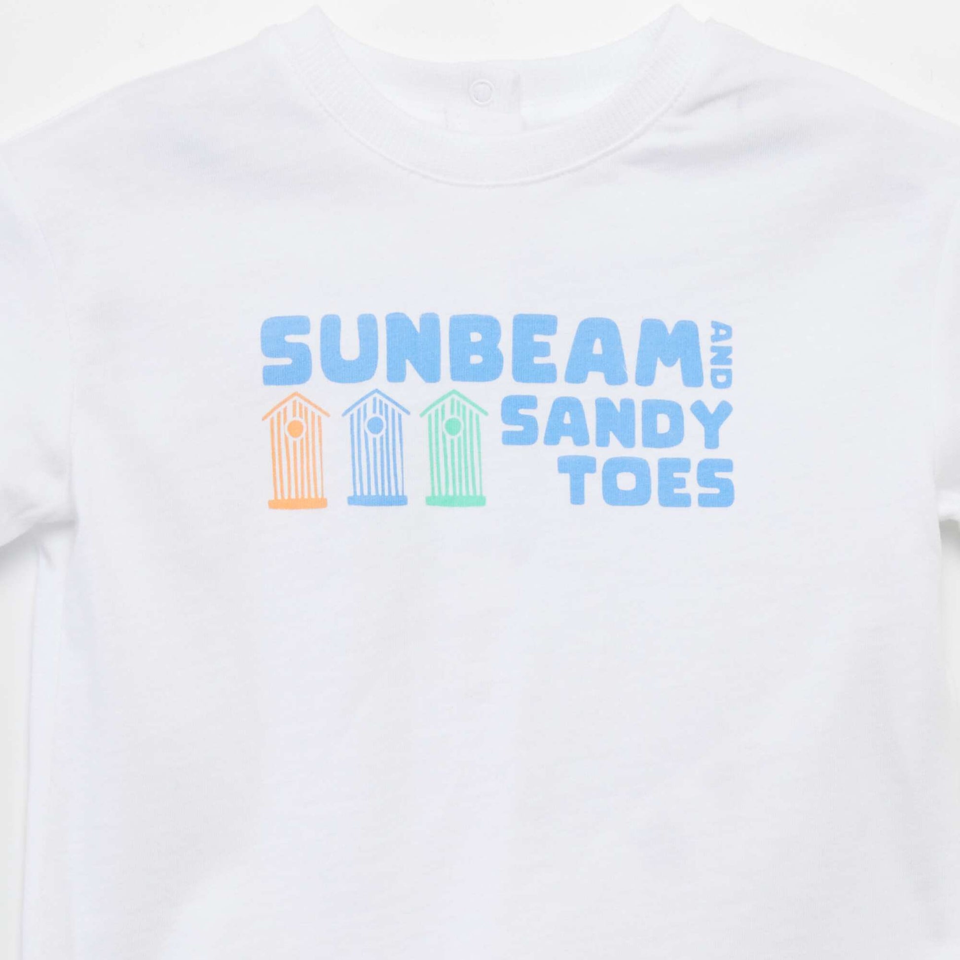 T-shirt à manches courtes imprimé BLANC