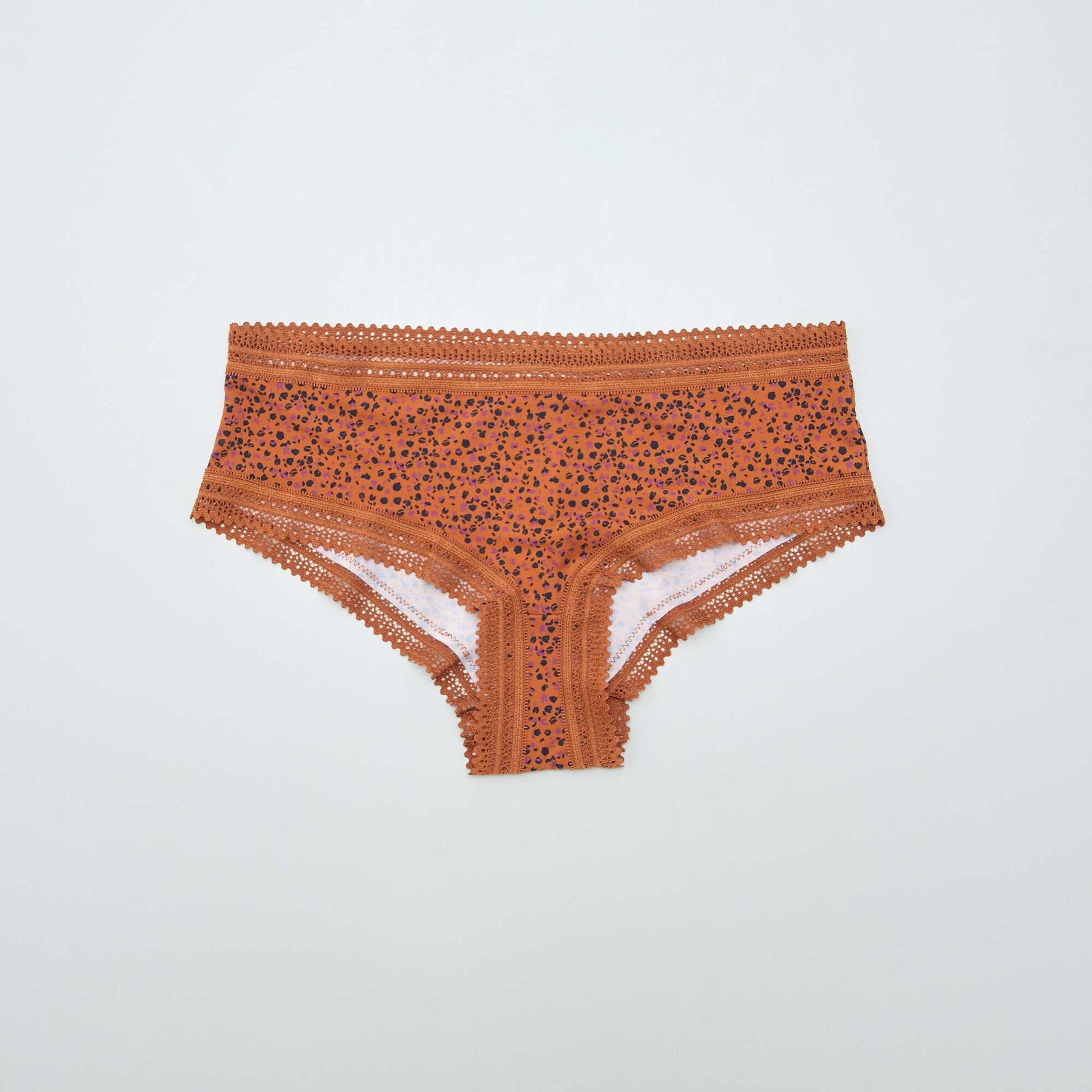 Lot de 3 shortys en microfibre imprimé VIOLET