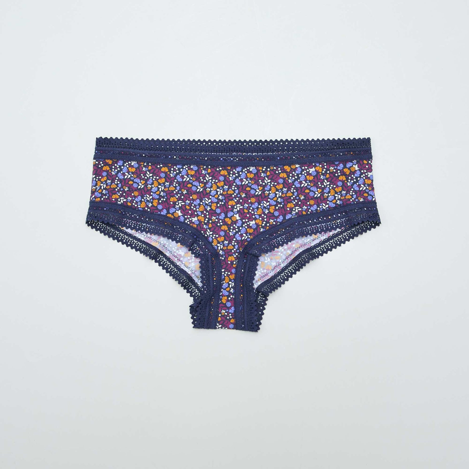 Lot de 3 shortys en microfibre imprimé VIOLET