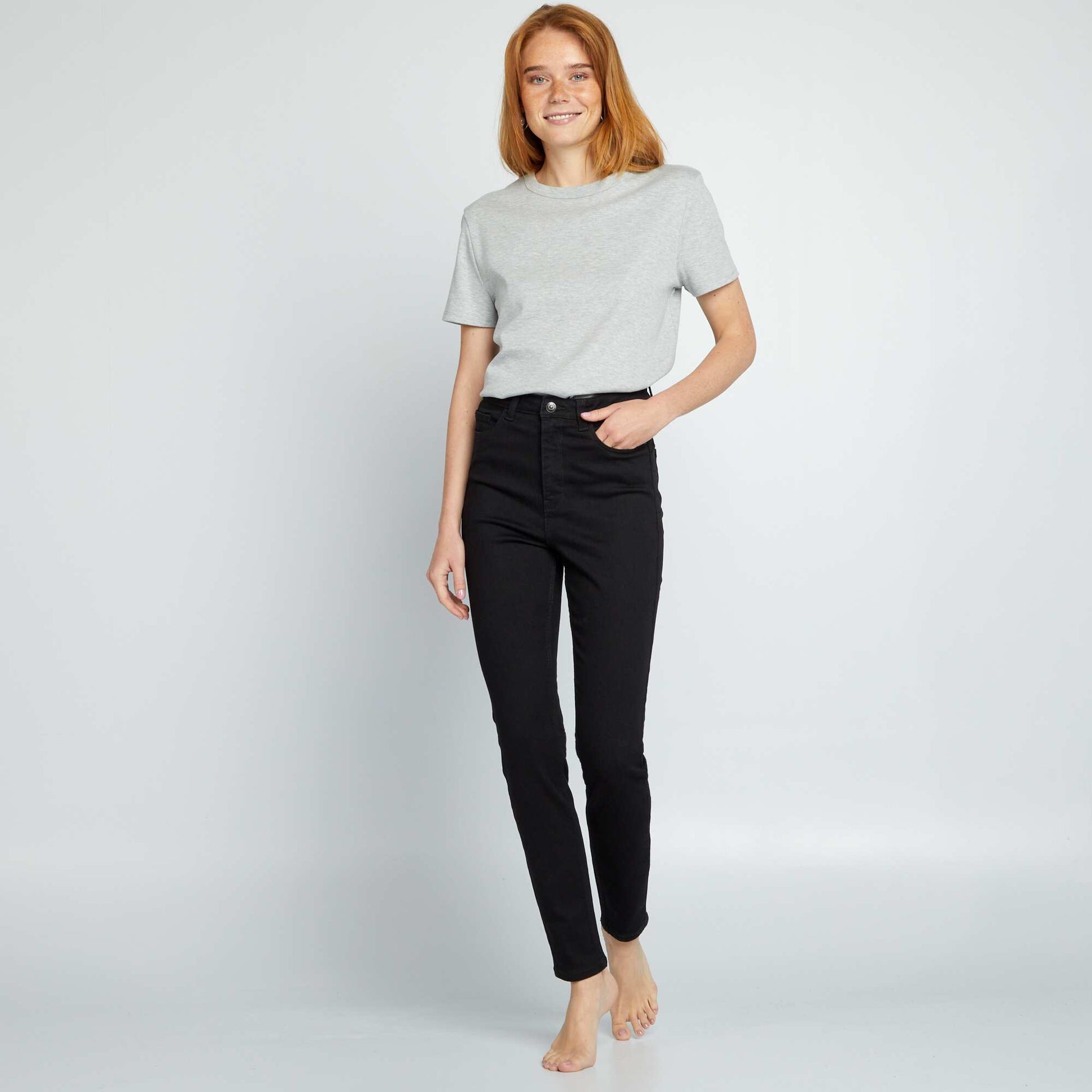 T-shirt uni GRIS