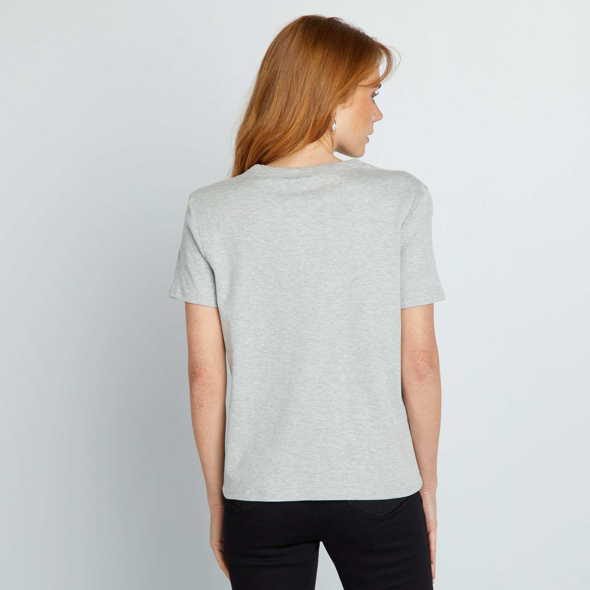 T-shirt uni GRIS