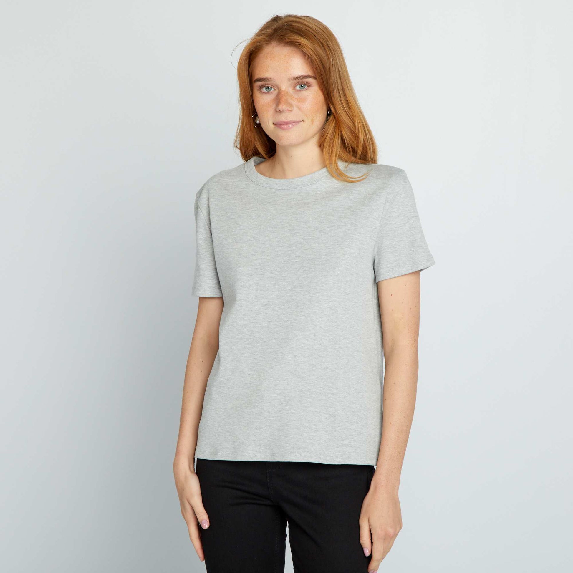 T-shirt uni GRIS