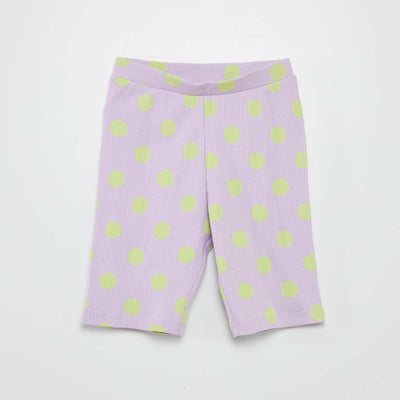Short cycliste BLANC
