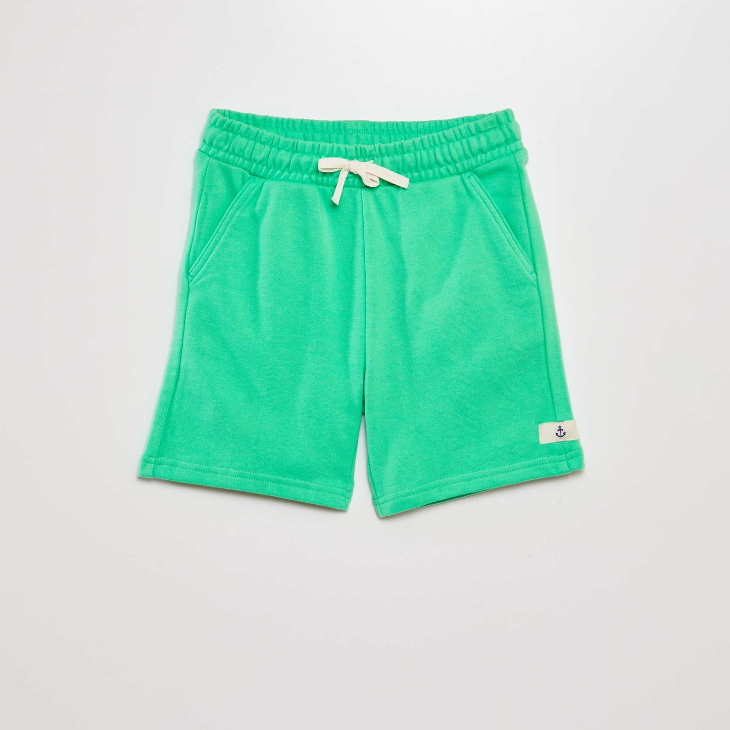 Short en molleton fin VERT