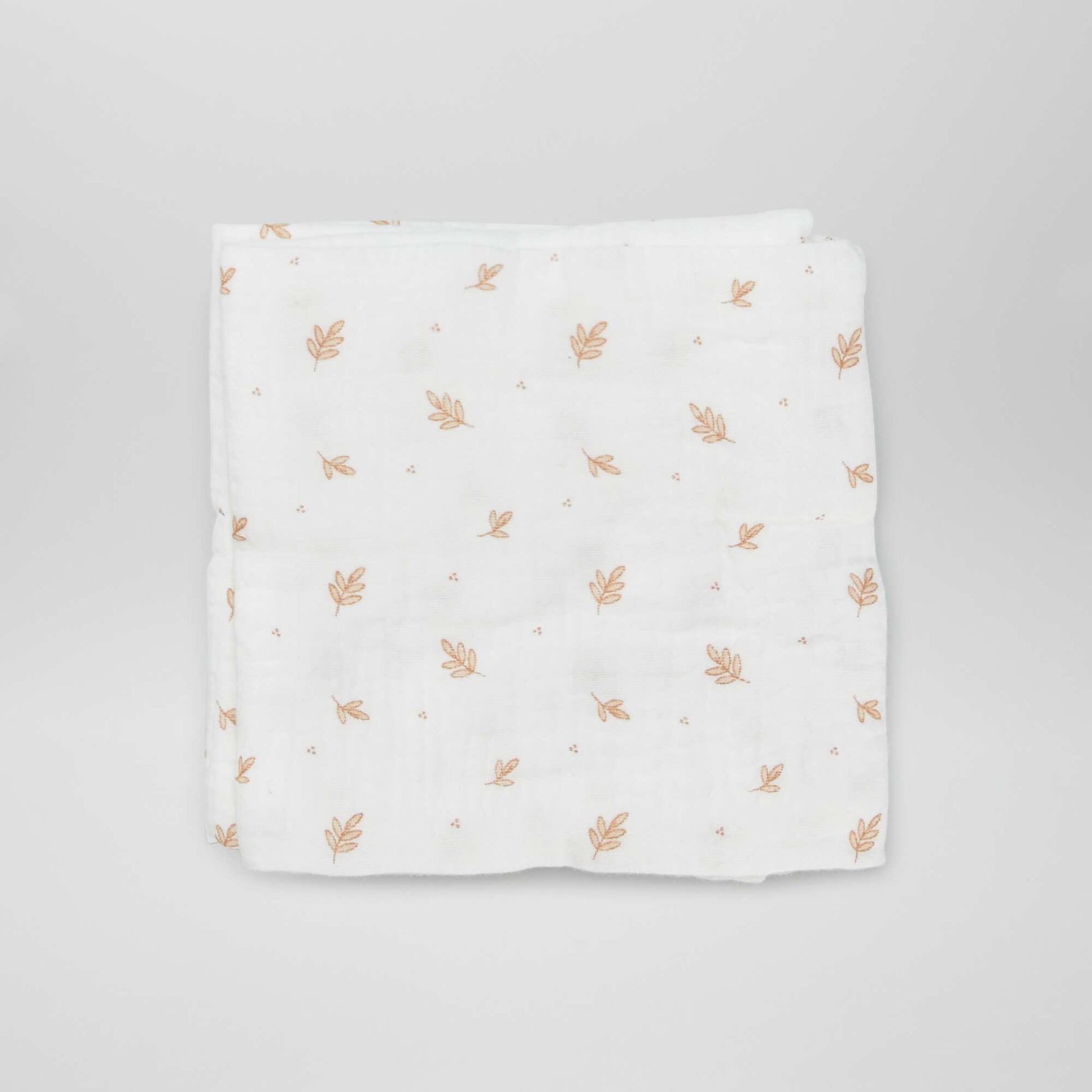 Lot de 3 langes en coton BEIGE