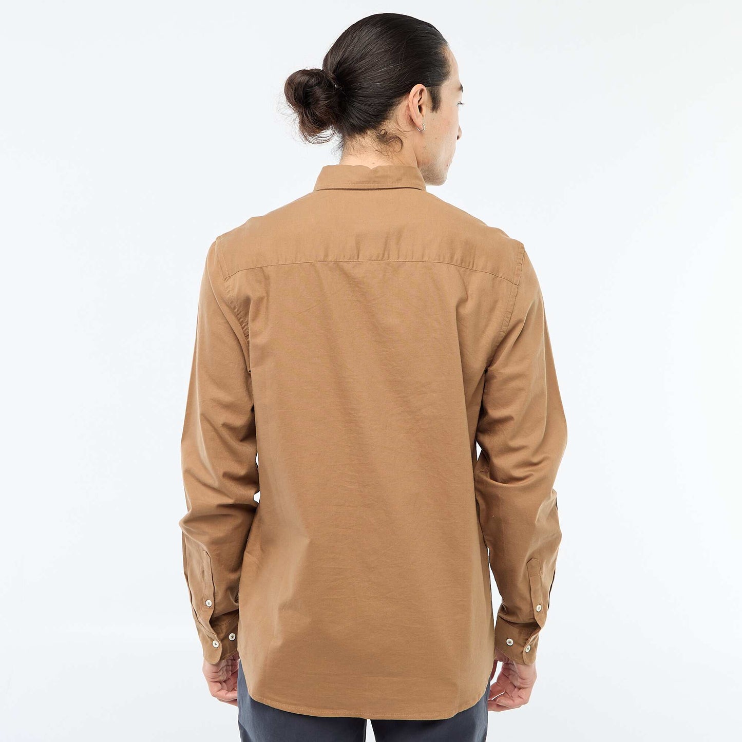 Chemise oxford regular fit MARRON