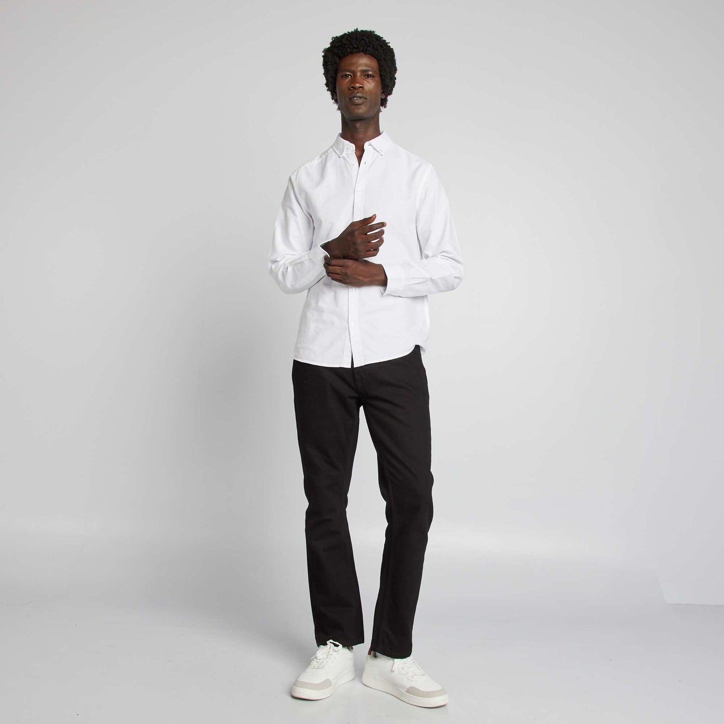 Chemise oxford regular fit BLANC