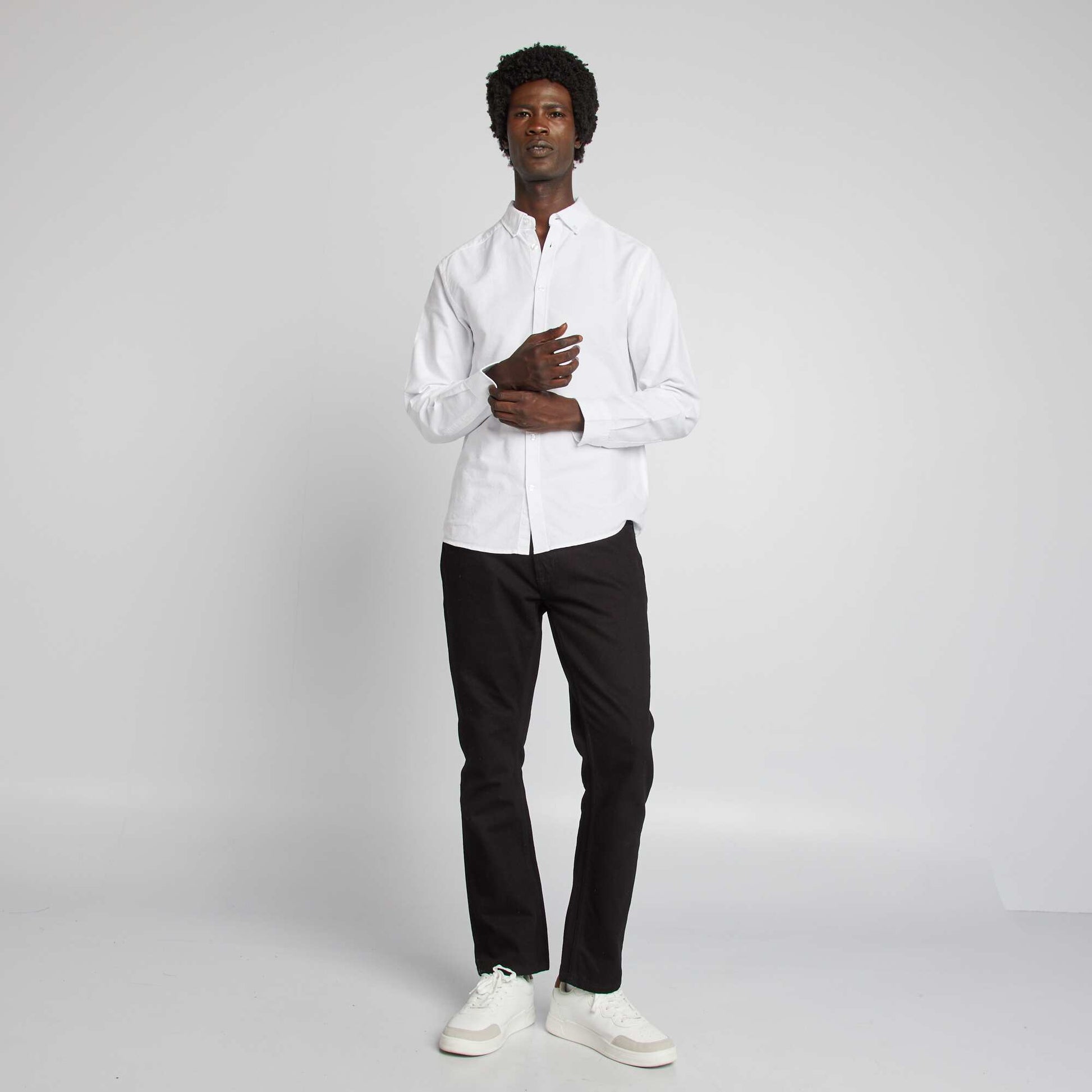 Chemise oxford regular fit BLANC