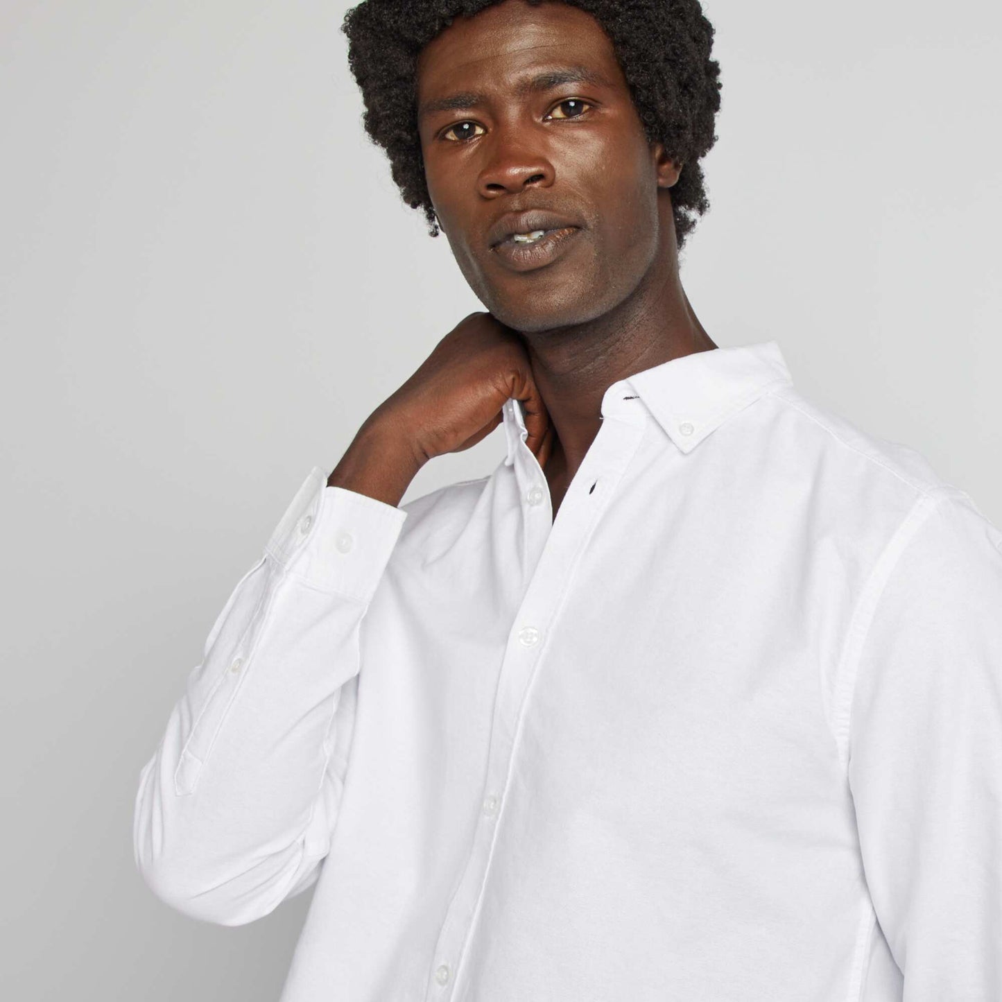 Chemise oxford regular fit BLANC