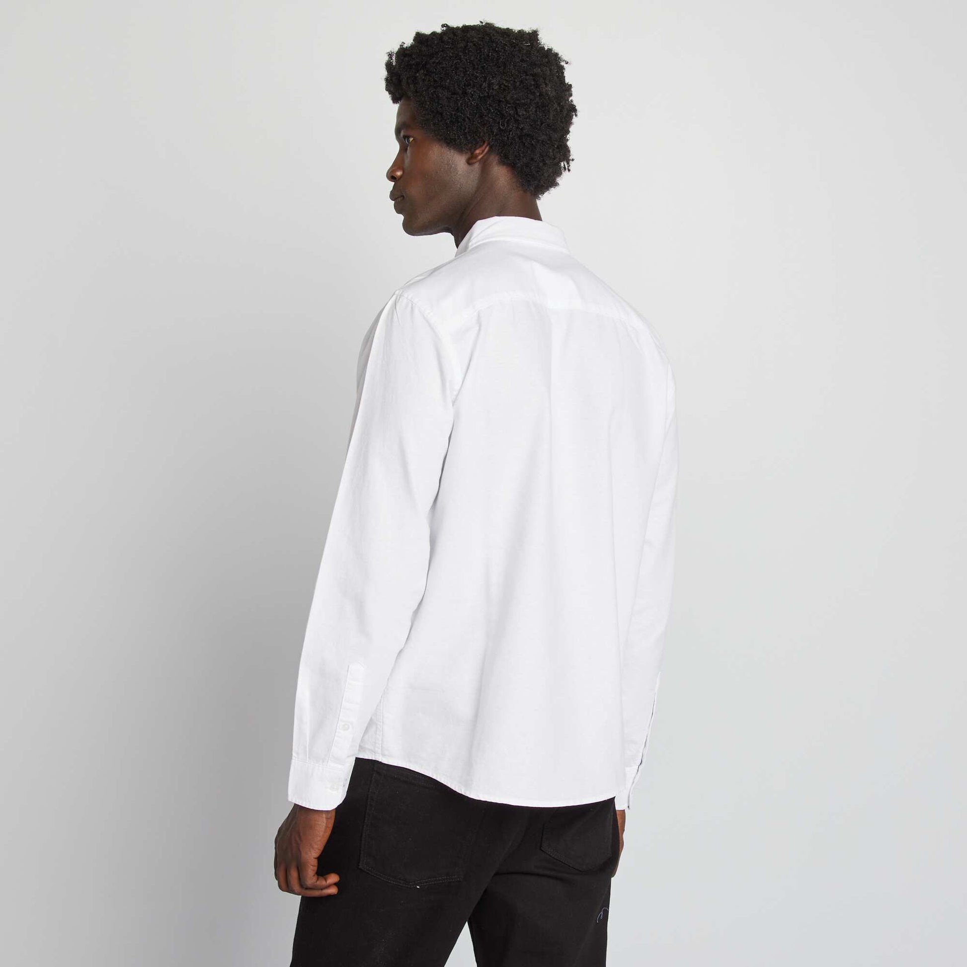 Chemise oxford regular fit BLANC