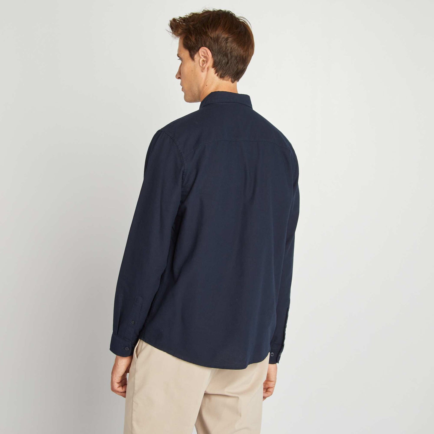 Chemise oxford regular fit BLEU MARINE
