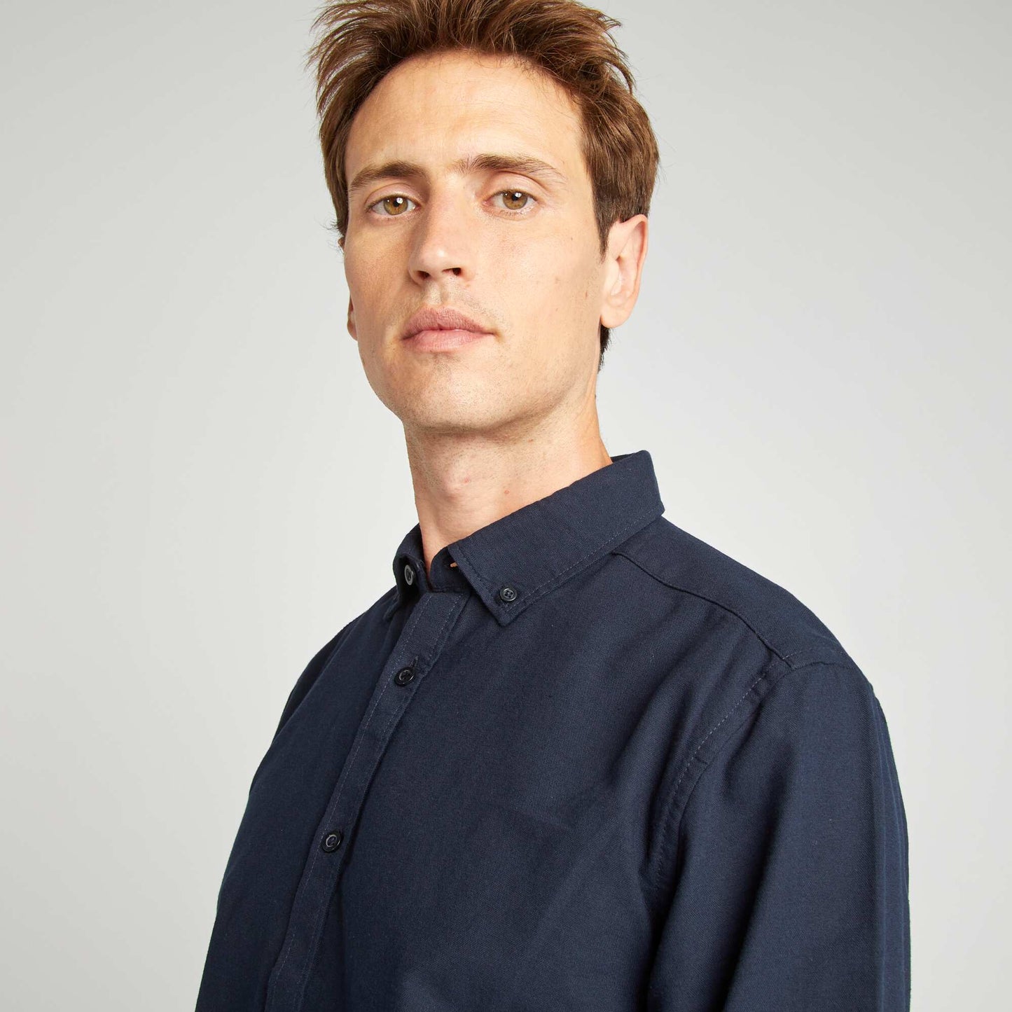 Chemise oxford regular fit BLEU MARINE