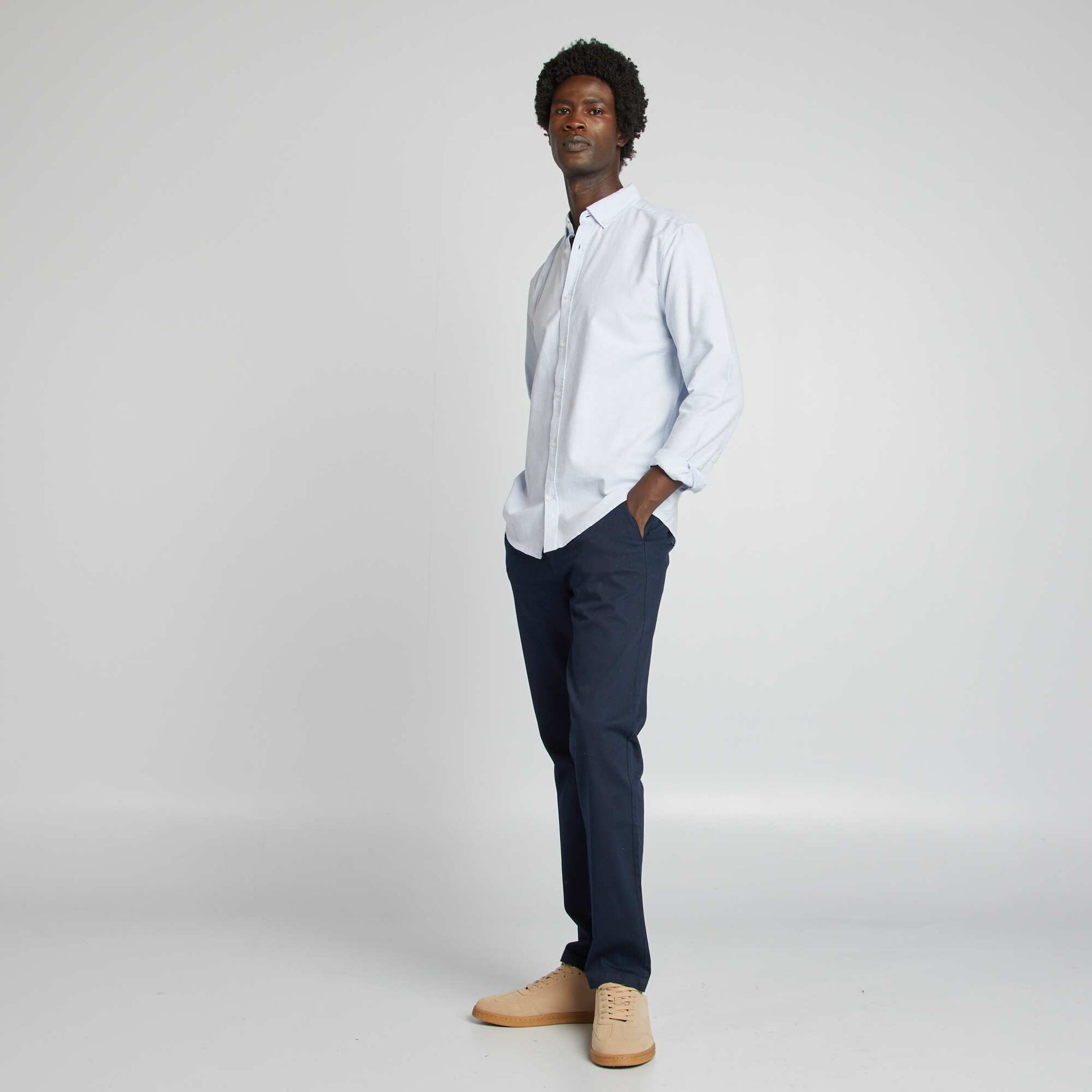 Chemise oxford regular fit BLEU