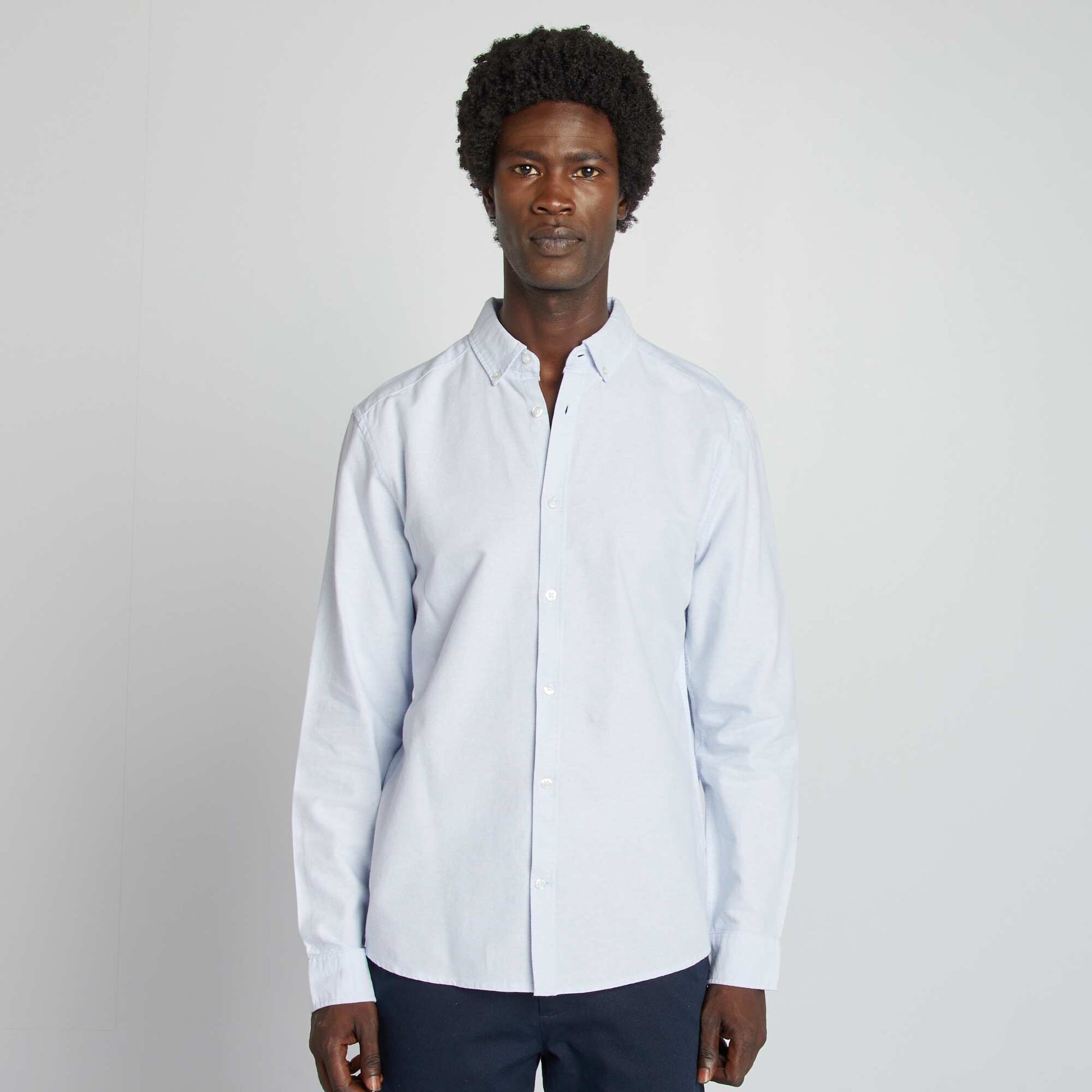 Chemise oxford regular fit BLEU