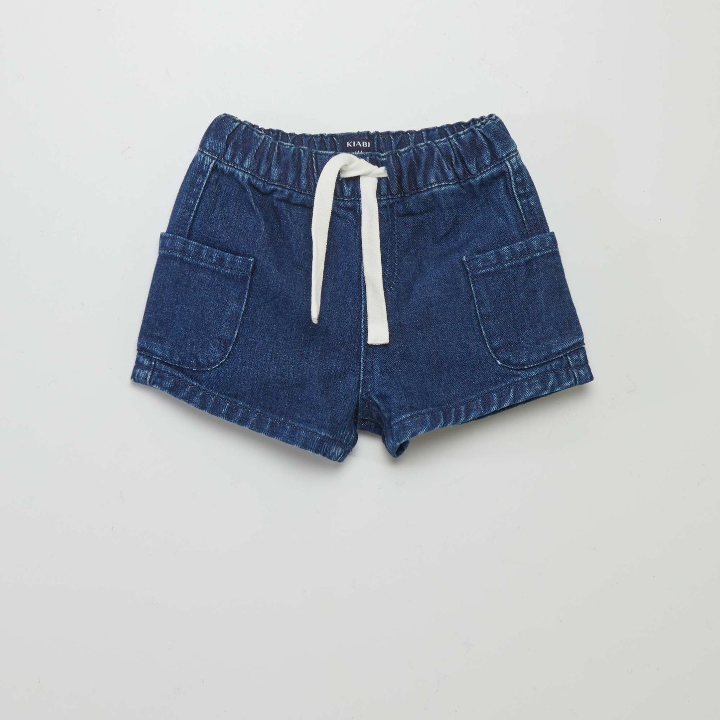 Short en jean avec cordons contrastants BRUT