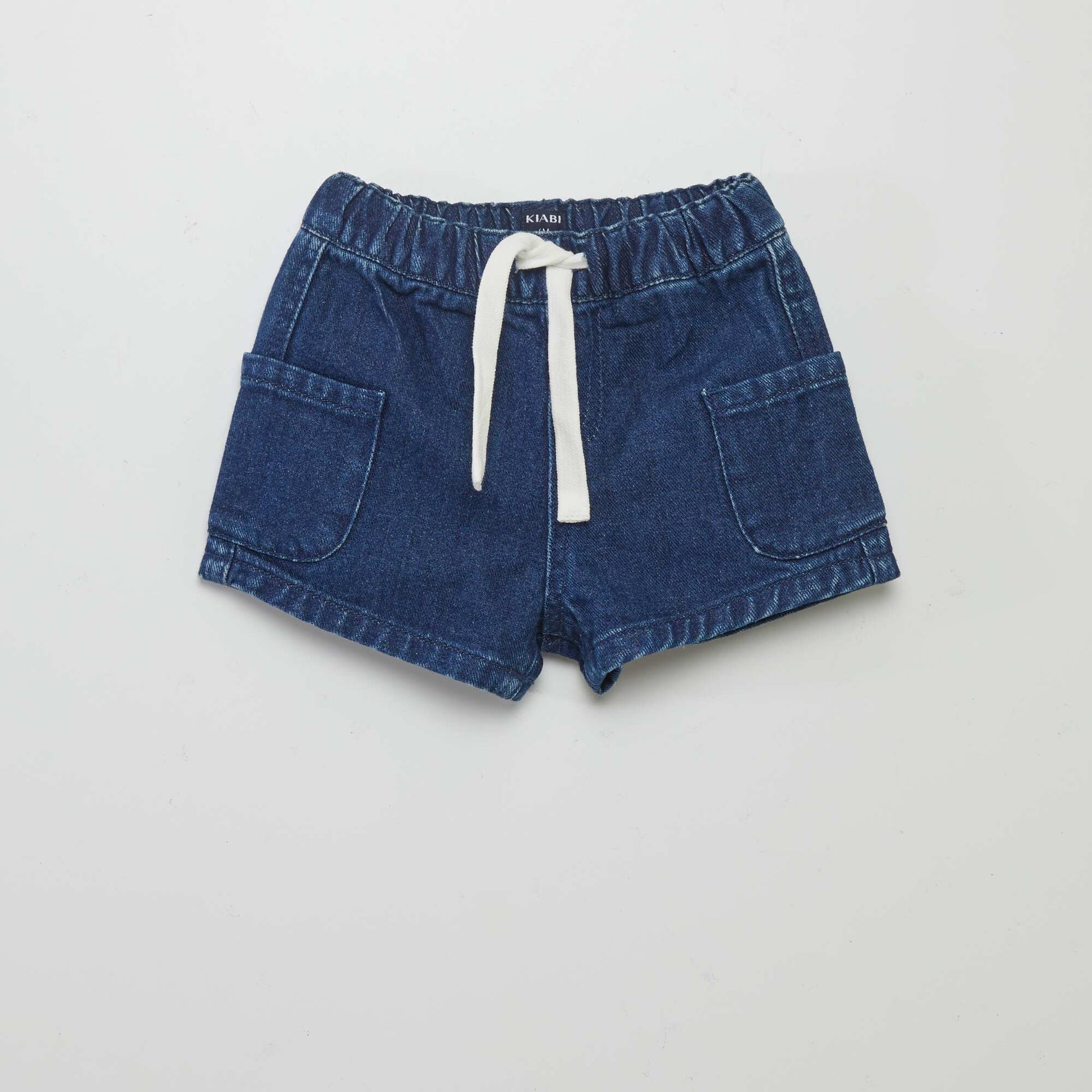 Short en jean avec cordons contrastants BRUT