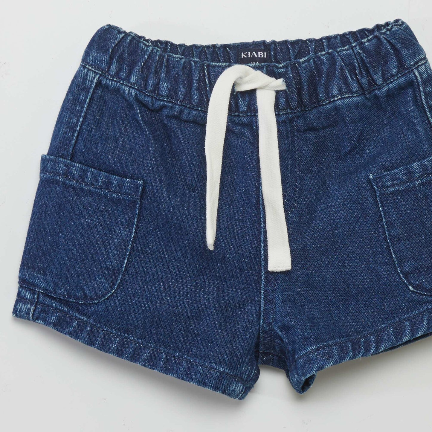 Short en jean avec cordons contrastants BRUT