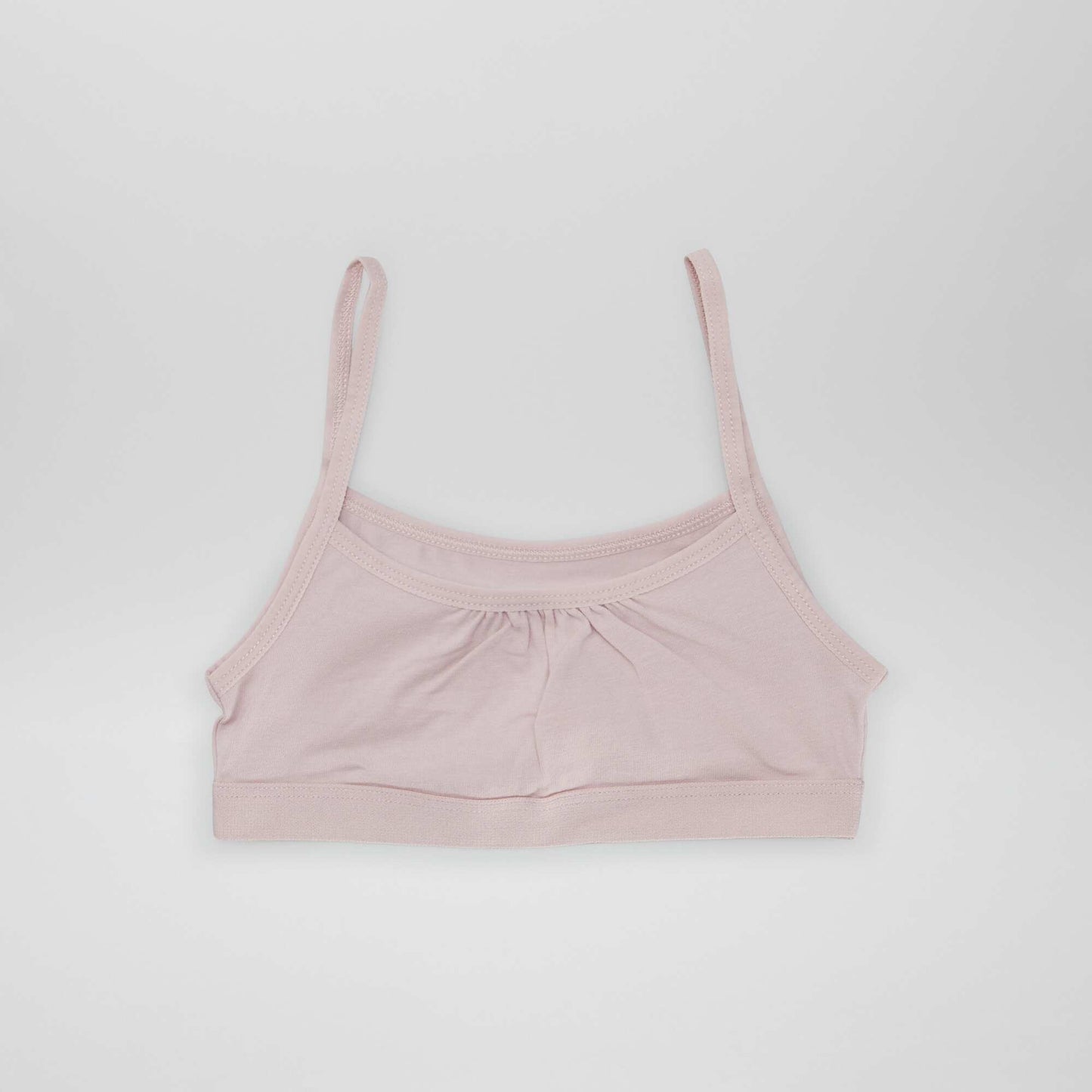 Brassières à fines bretelles en jersey - Lot de 2 BLEU/ROSE
