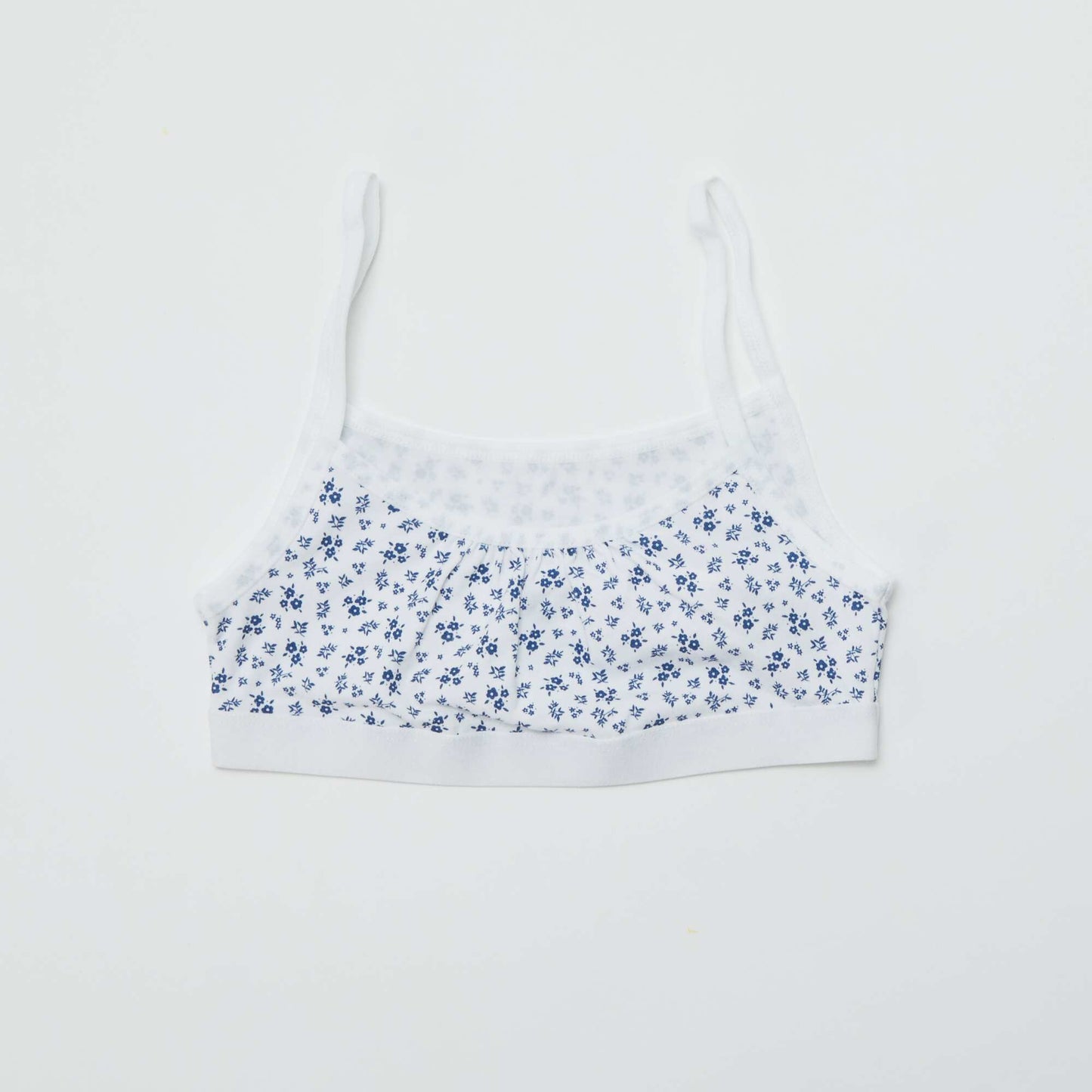 Brassières à fines bretelles en jersey - Lot de 2 BLANC/ROSE