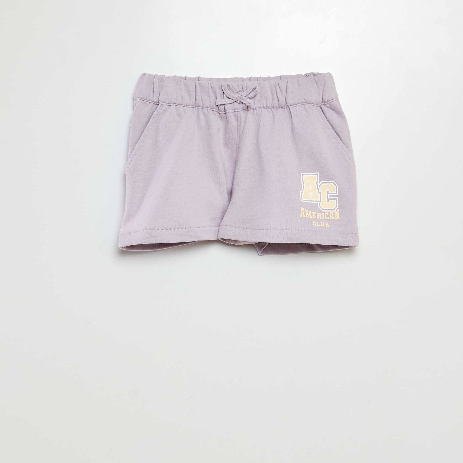 Short en molleton fin VIOLET