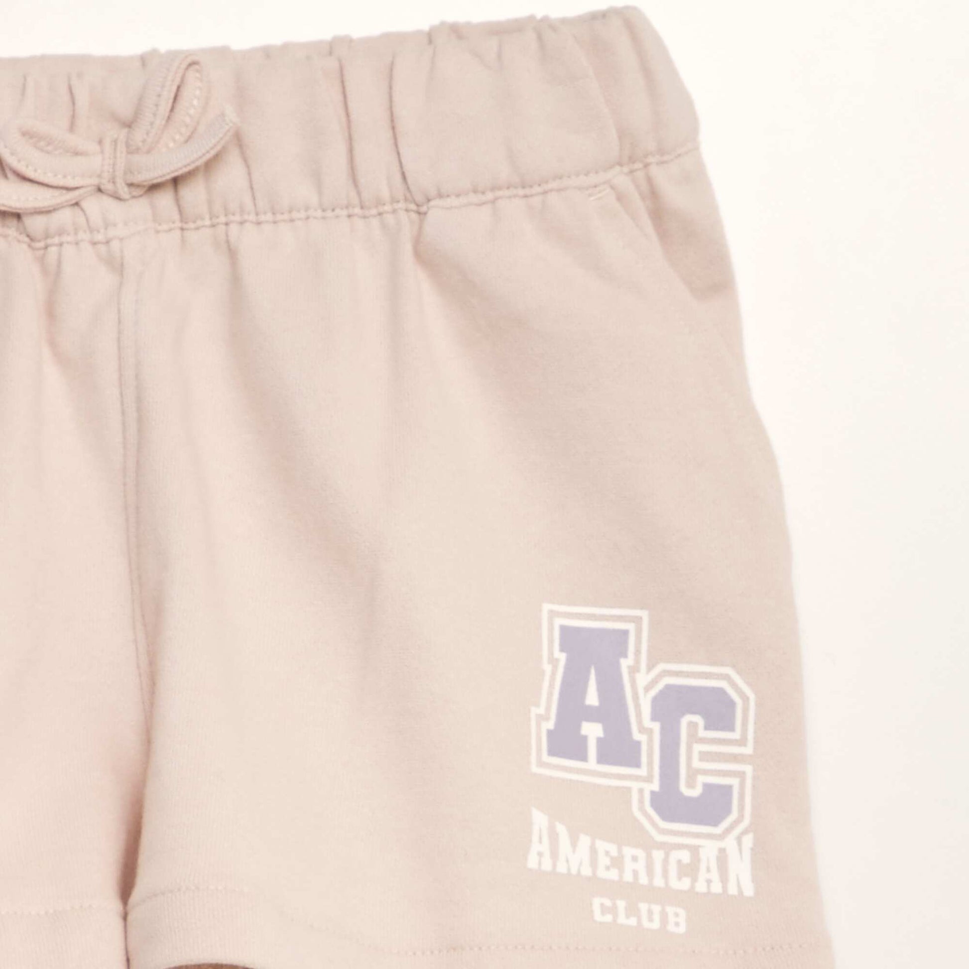 Short en molleton fin ROSE