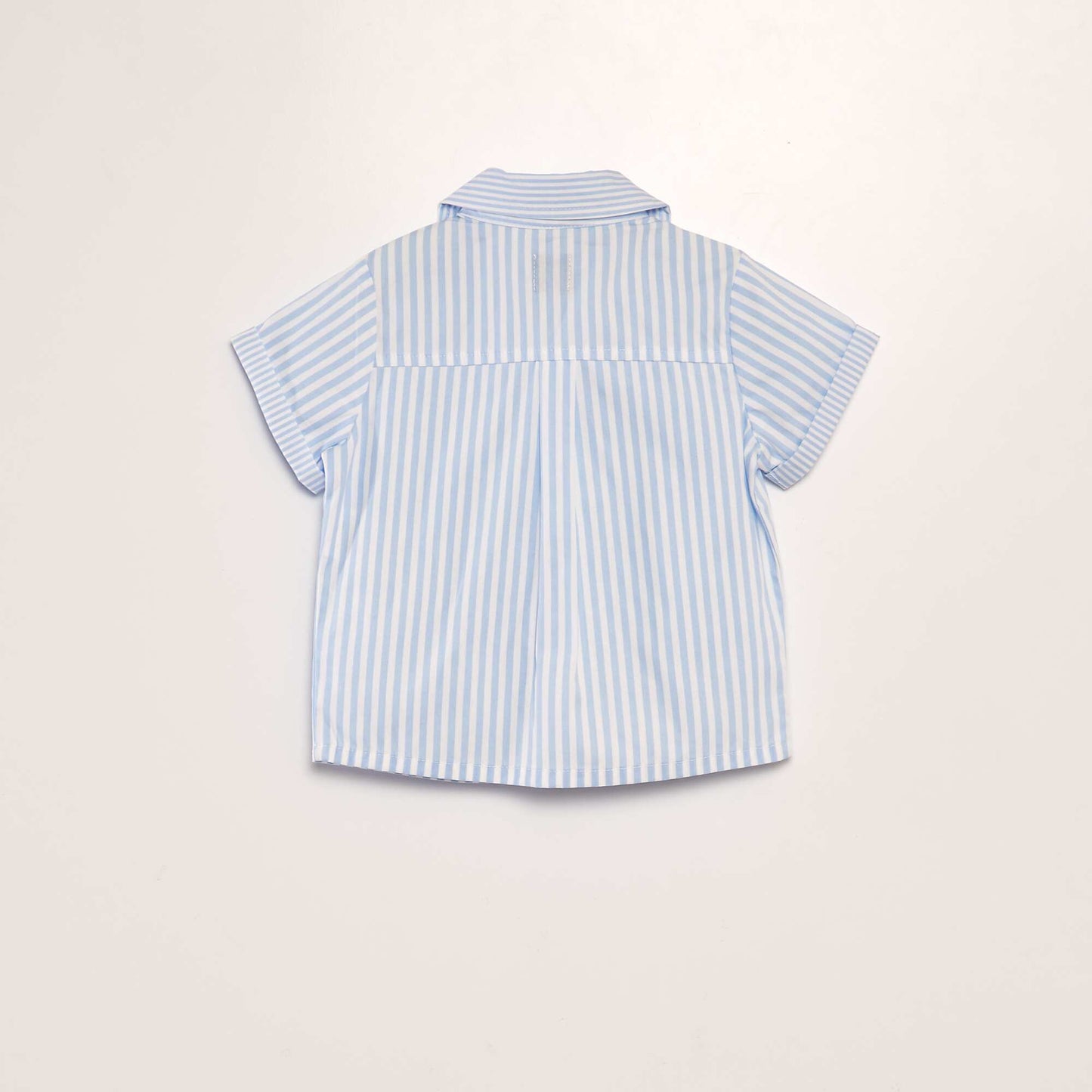 Chemise en popeline imprimée BLEU CLAIR