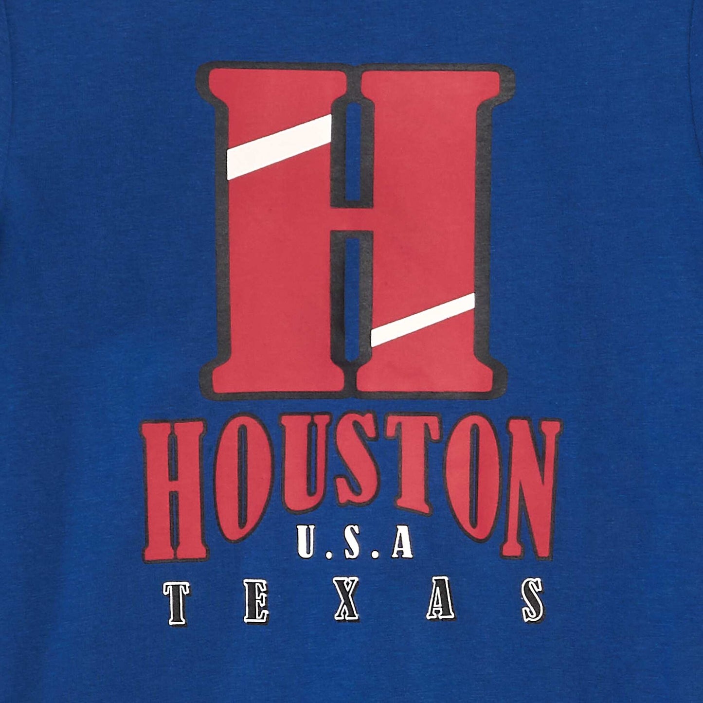 T-shirt en jersey imprimé BLEU
