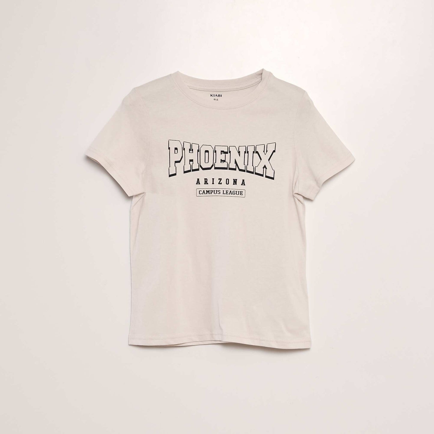 T-shirt en jersey imprimé BLANC