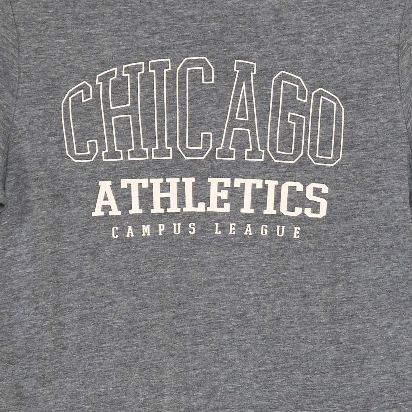 T-shirt en jersey imprimé GRIS