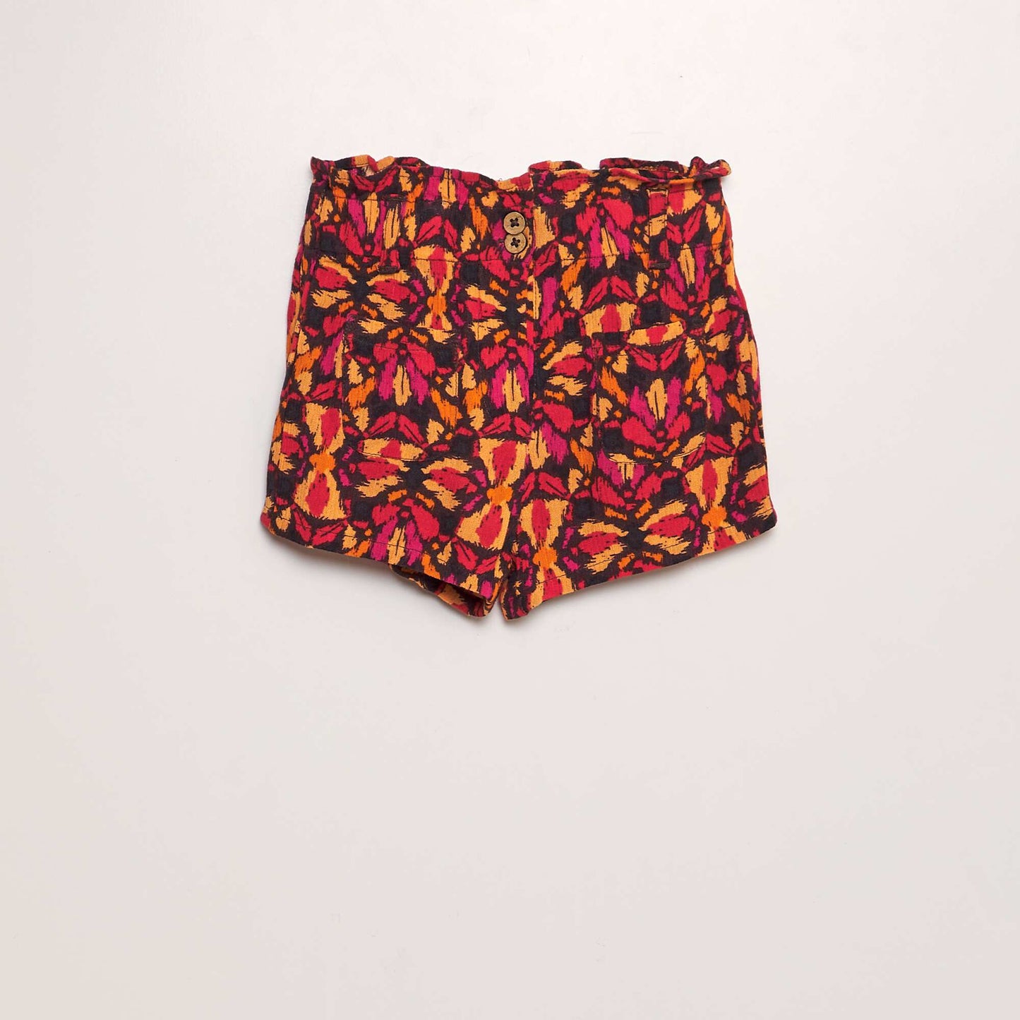 Short en maille crêpe MULTICOLORE