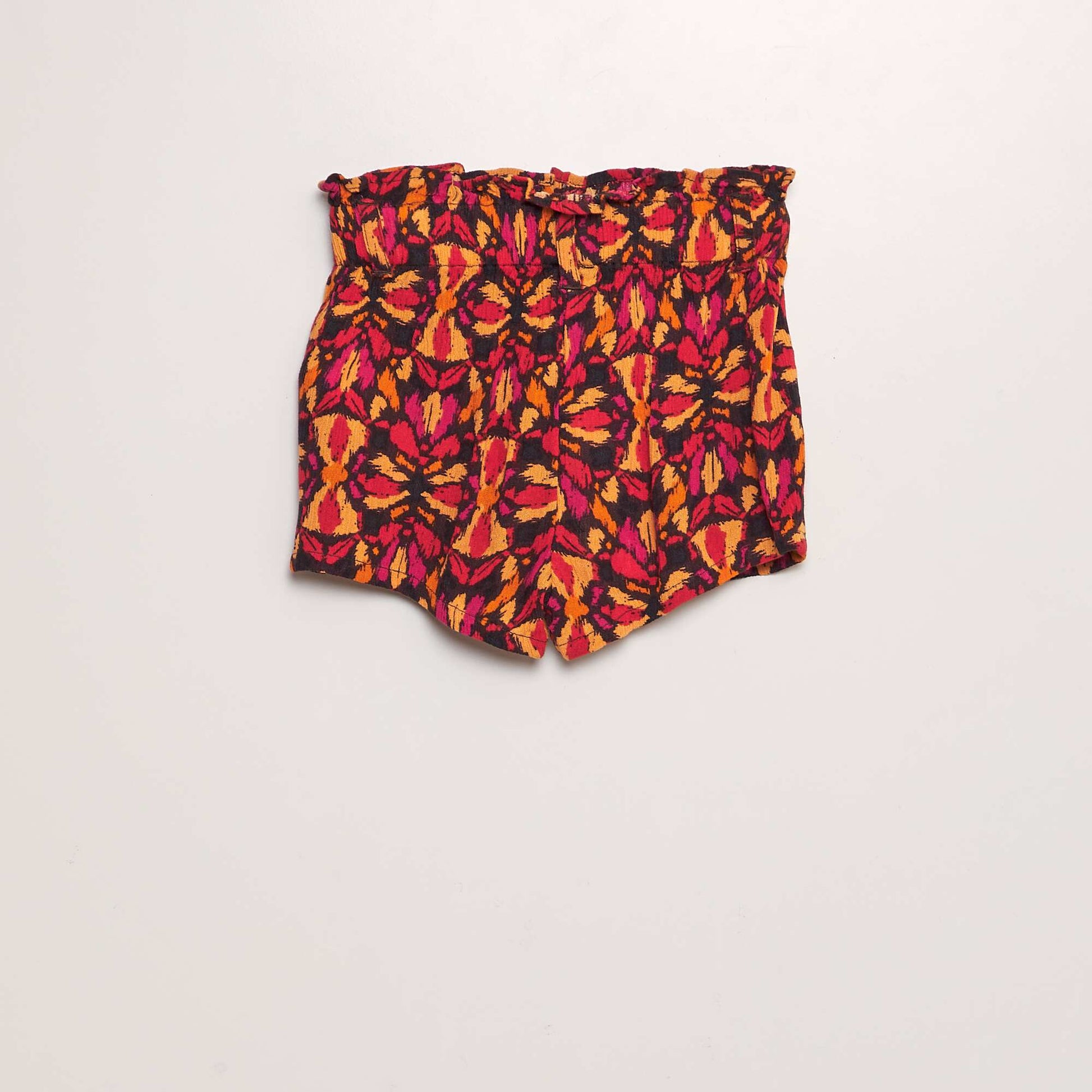 Short en maille crêpe MULTICOLORE