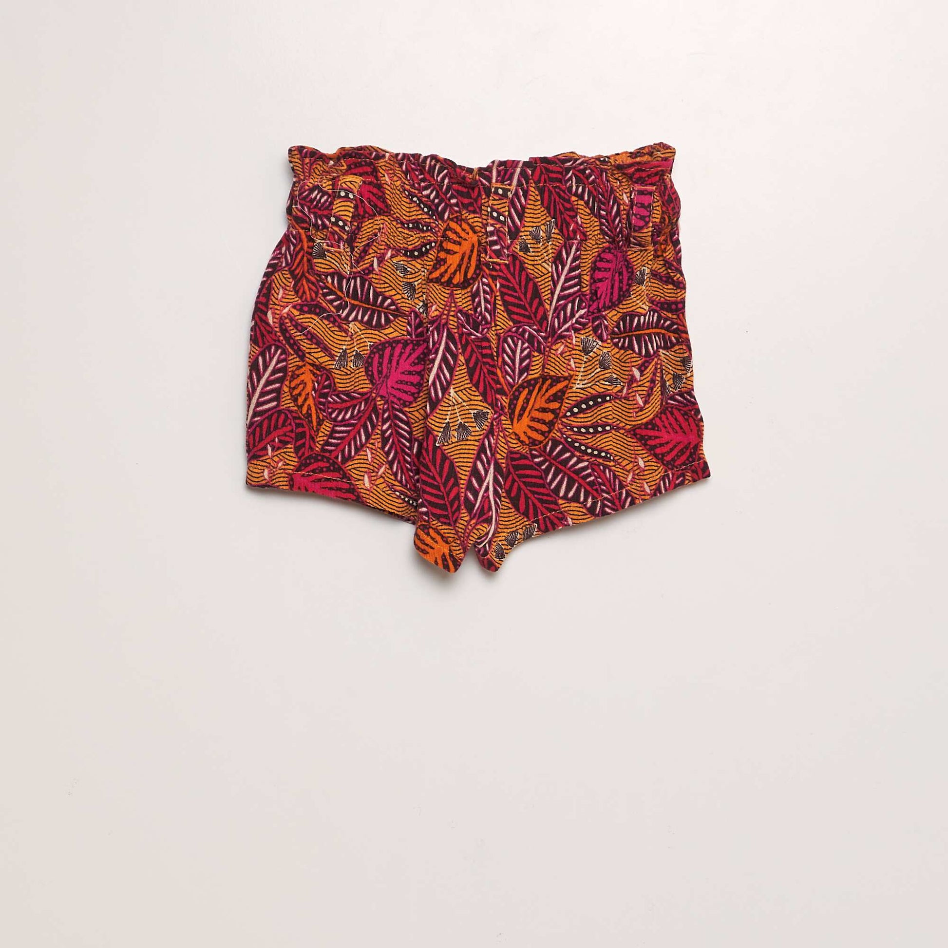 Short en maille crêpe MULTICOLORE