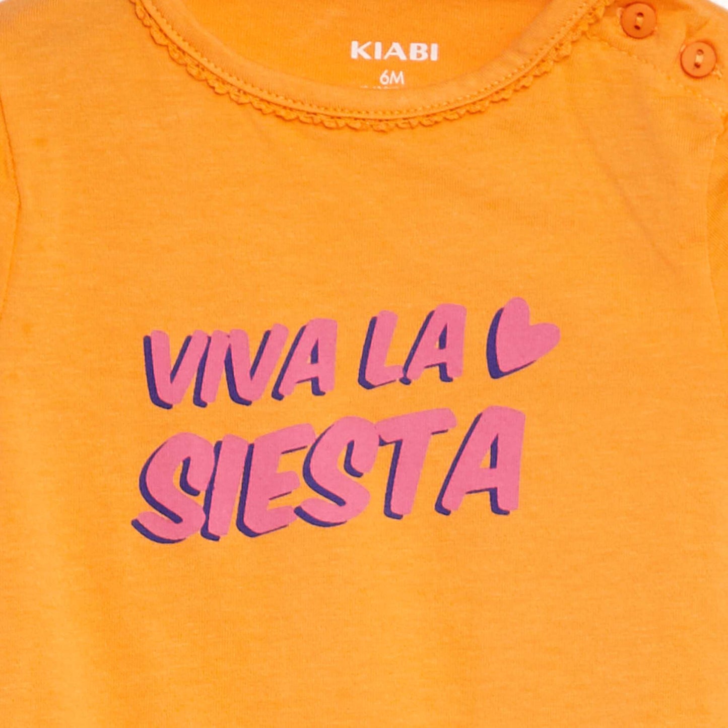 T-shirt imprimé avec manches volantée BLANC