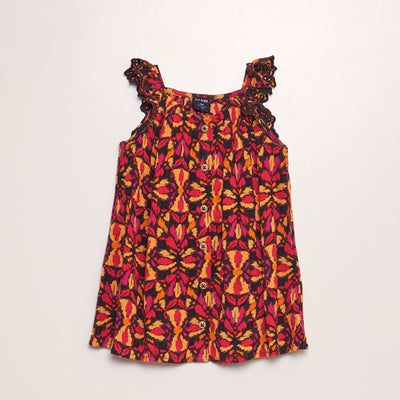 Robe en maille crêpe MULTICOLORE