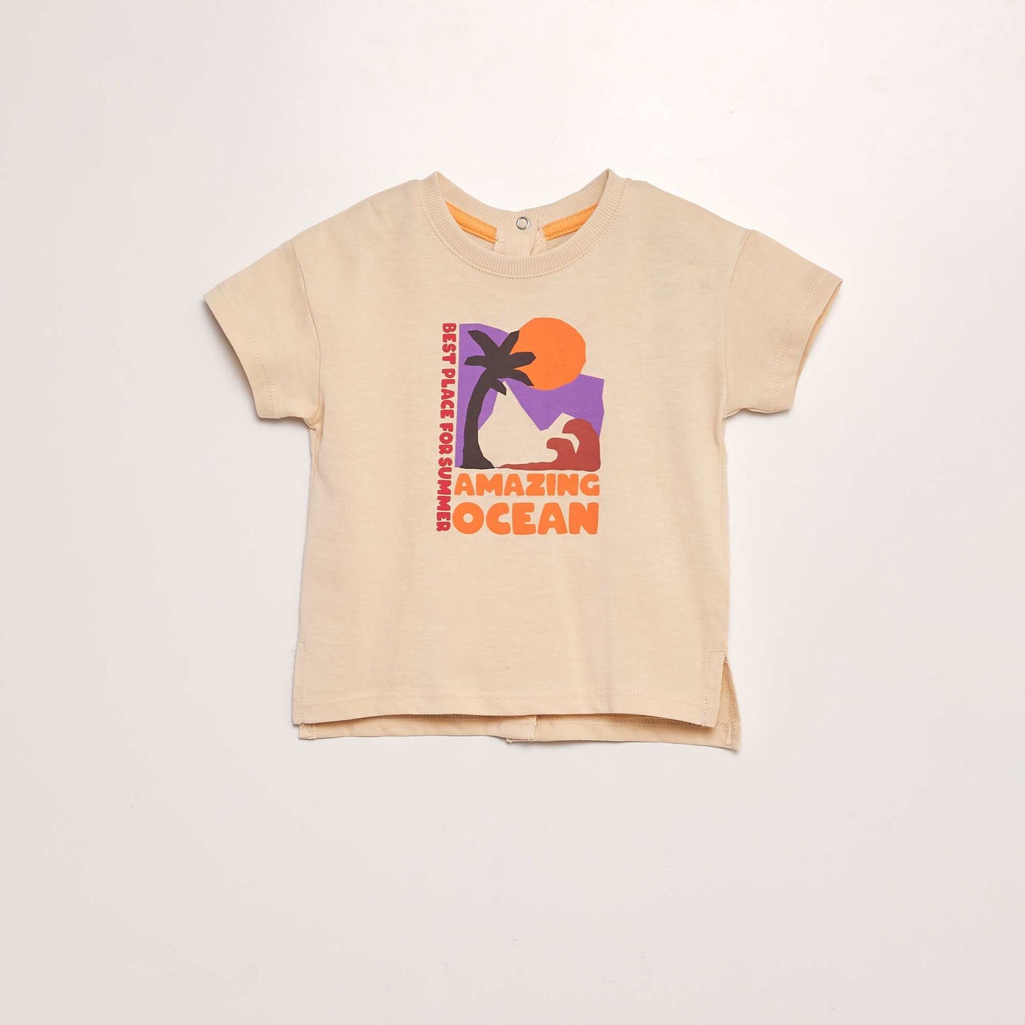 T-shirt à imprimé BEIGE