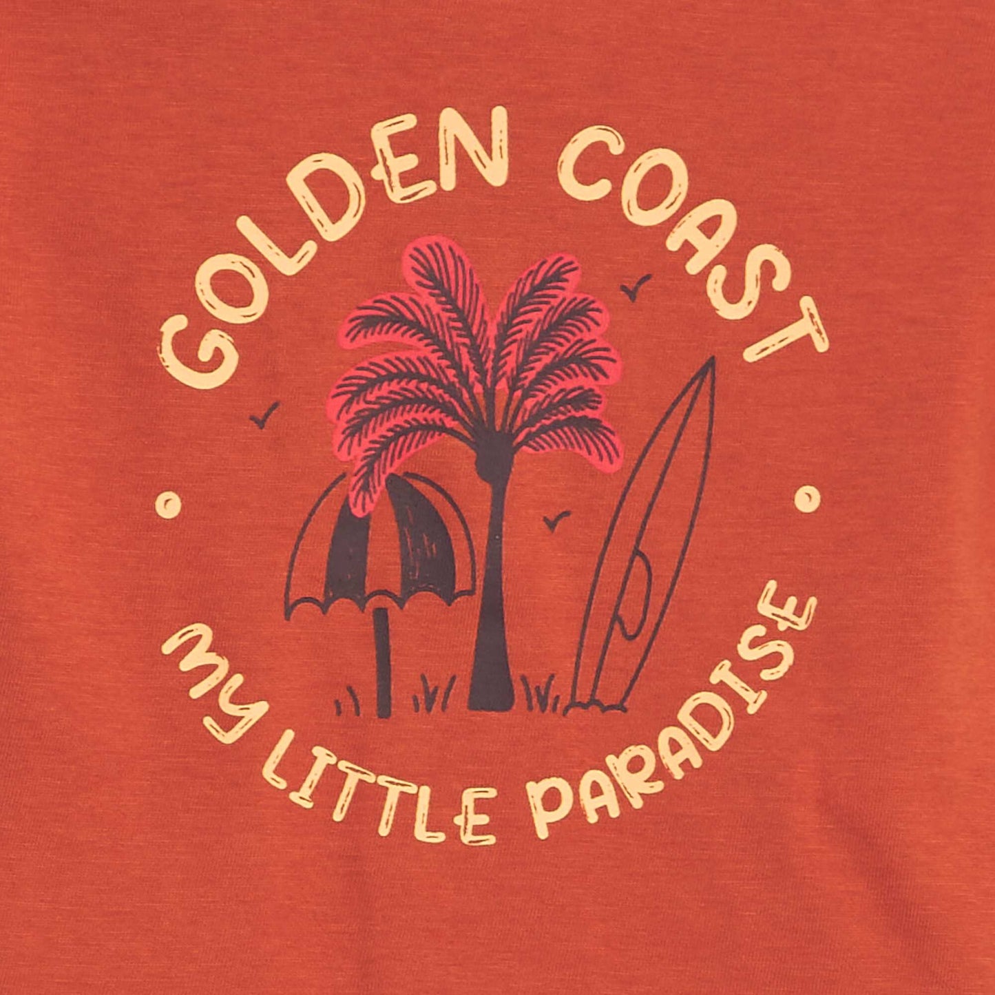 T-shirt à imprimé ROUGE