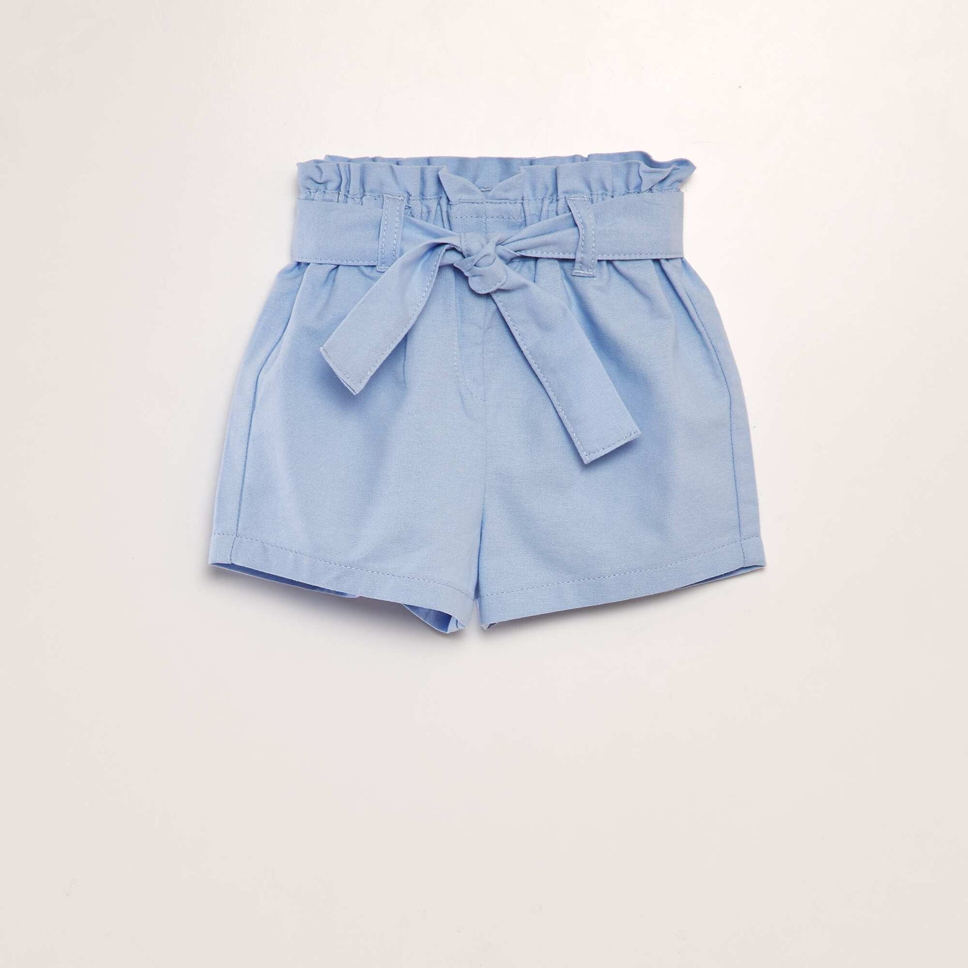Short uni style paperbag BLEU