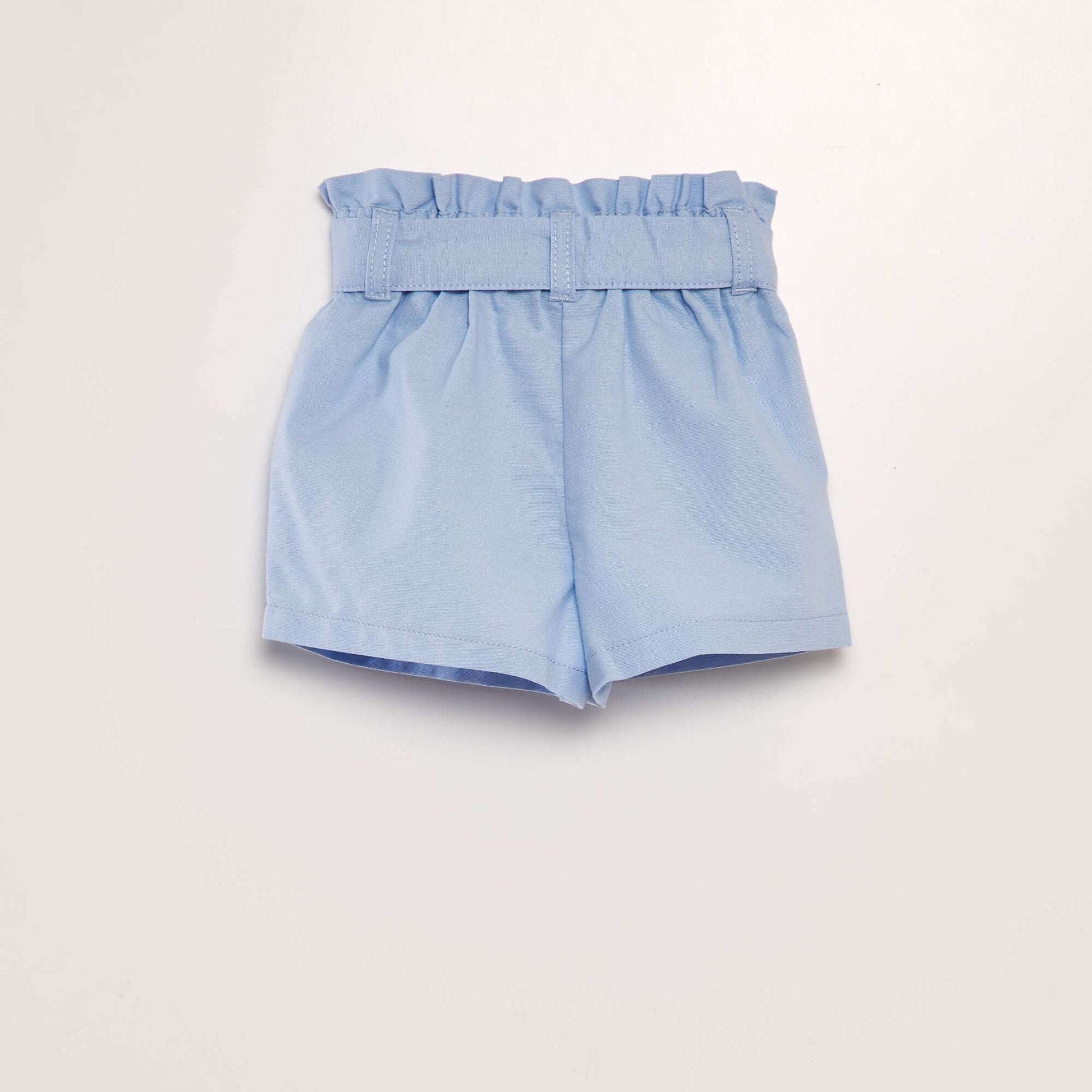 Short uni style paperbag BLEU