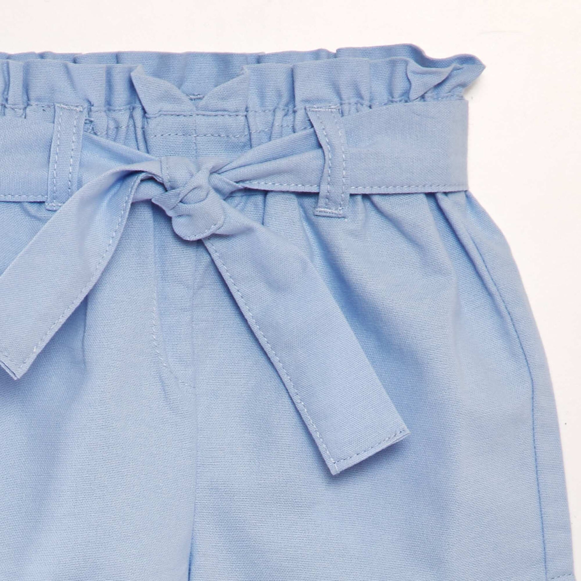 Short uni style paperbag BLEU