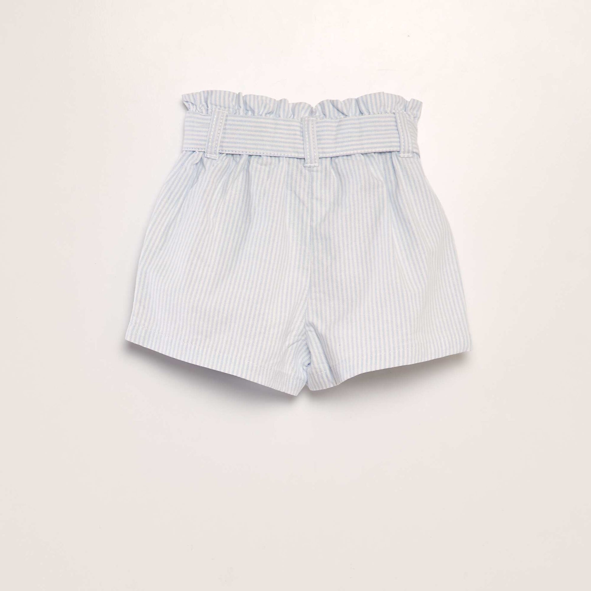 Short uni style paperbag BLEU RAYé