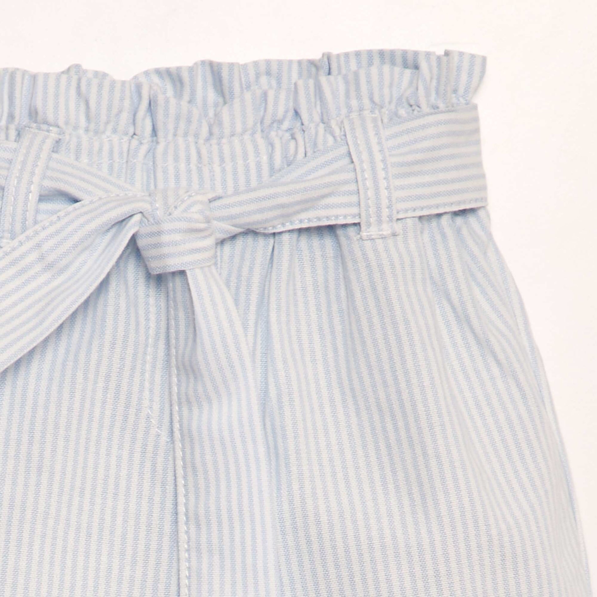 Short uni style paperbag BLEU RAYé