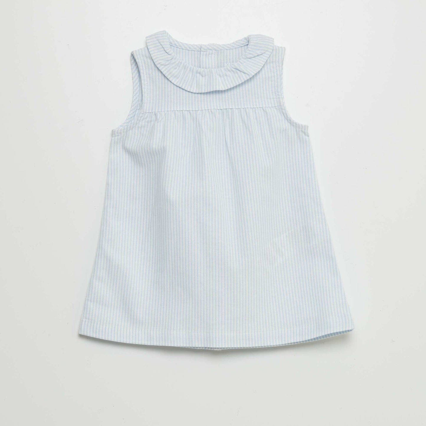 Robe évasée avec collerette BLEU