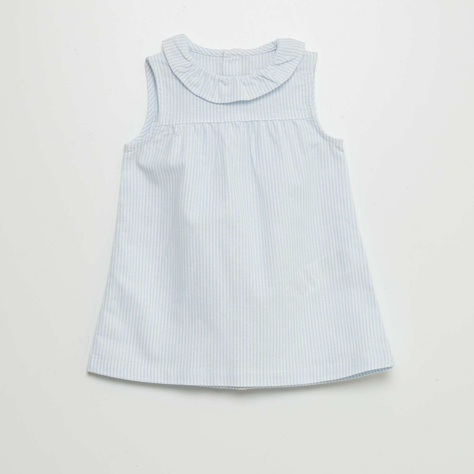 Robe évasée avec collerette BLEU
